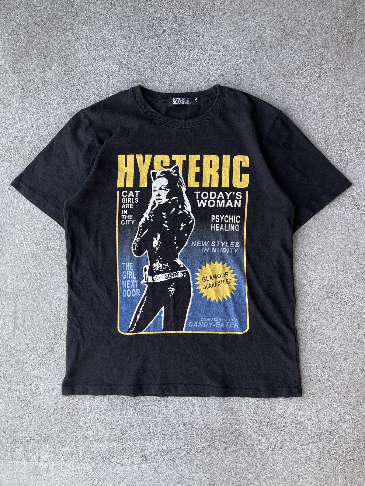 STEAL! 2000s Hysteric Glamour Cat Girl Fever Tee (M)