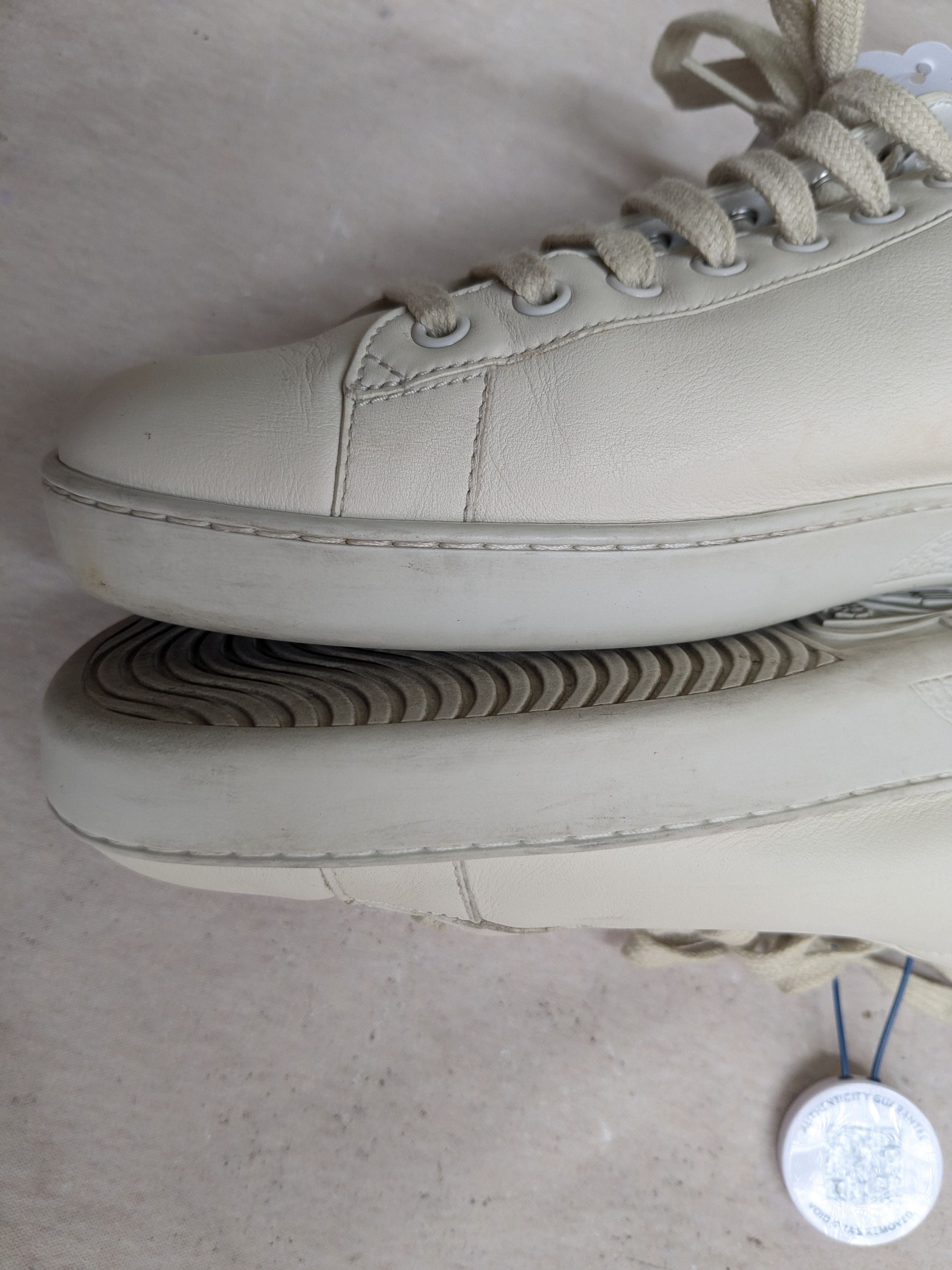 Gucci Ace Sneakers GG White Blue 10.5 Low Leather