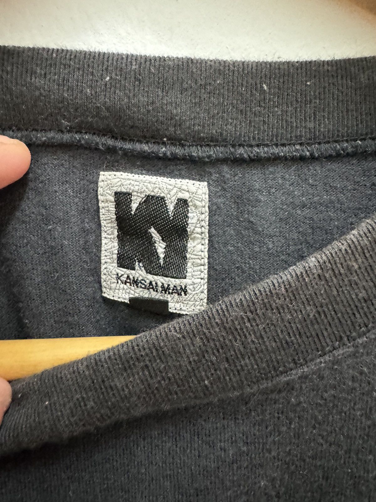 Vintage Kansai Yamamoto Single Stitch Center Logo Sun Faded