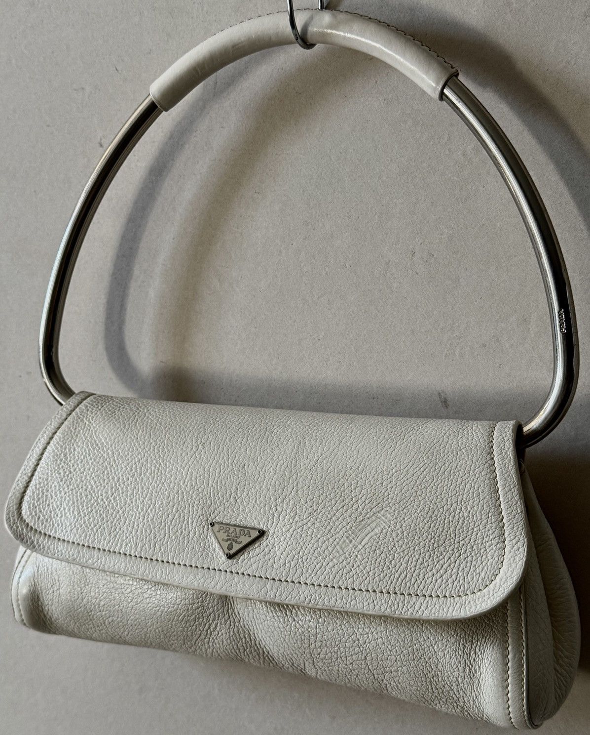 Prada Archive Prada - Miuccia - SS2003 - Leather Metal Swing Bag Size ONE SIZE - 2 Thumbnail