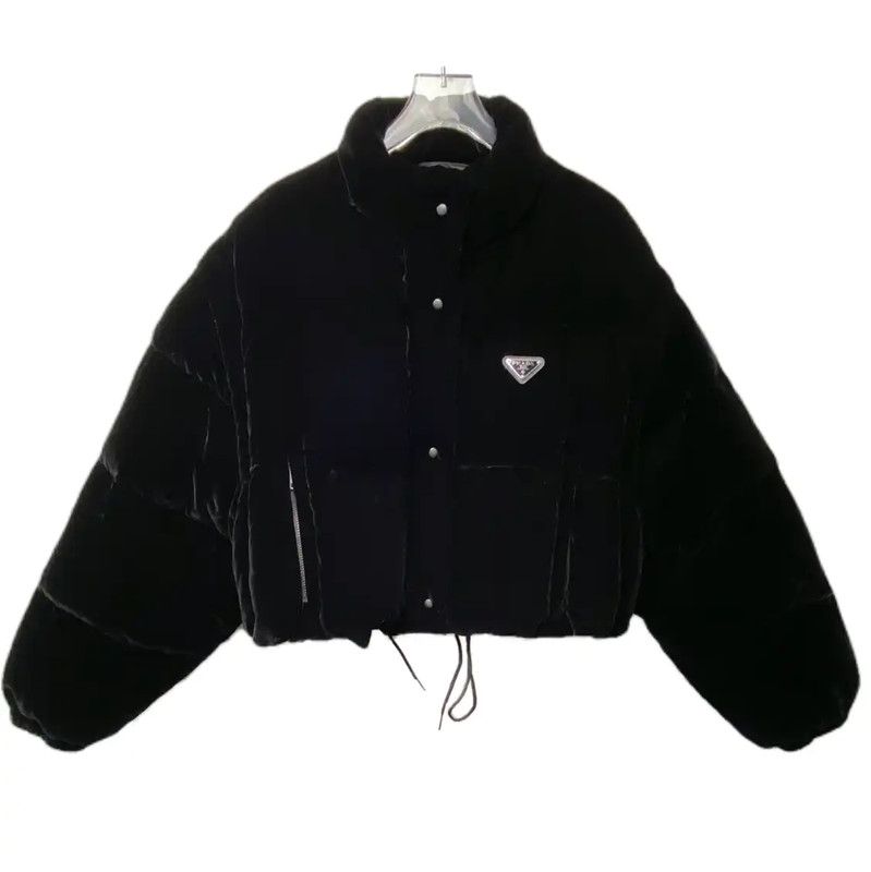 Prada Black Synthetic Women's Puffer Jacket