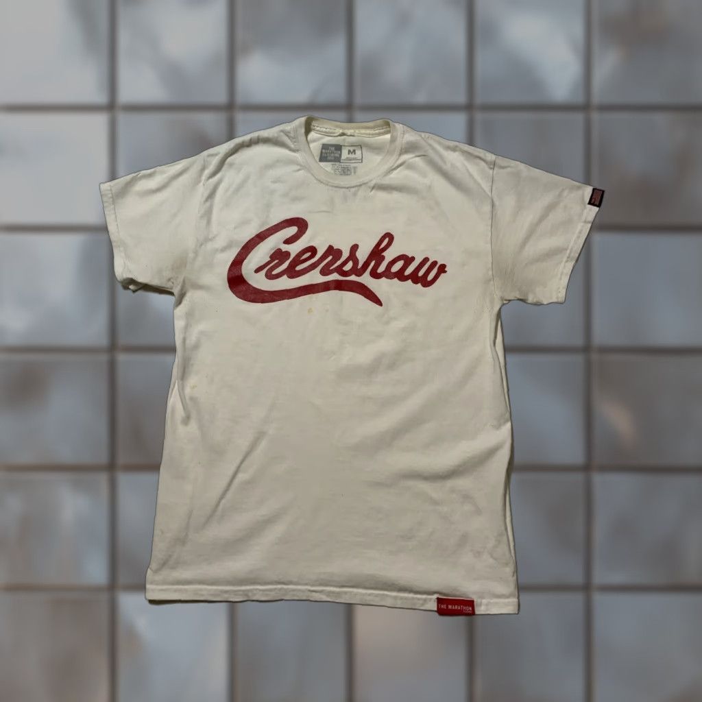 Vintage VINTAGE The Marathon Clothing Crenshaw Nipsey Hussle White/Red Crew S/S T-Shirt Sz. M Mens T-Shirt White Crew Neck 40" Chest 28" Length Size US M / EU 48-50 / 2 - 1 Thumbnail