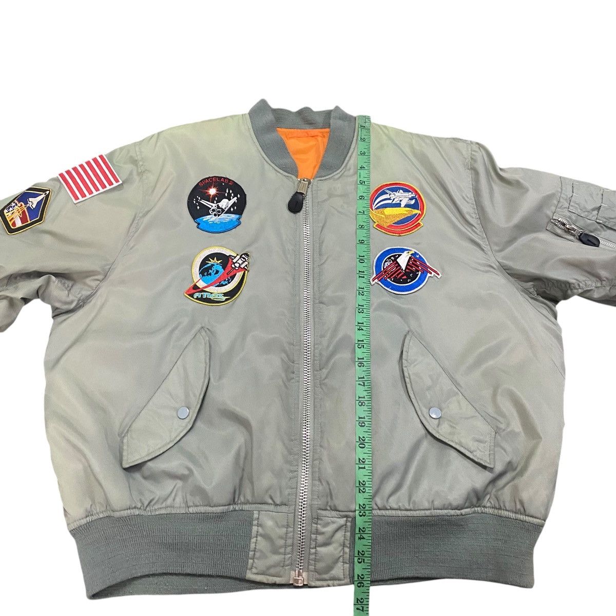 Japanese Brand Vintage 90s Flyers Mens Intermediate MA-1 Reversible Bomber Size US L / EU 52-54 / 3 - 16 Thumbnail