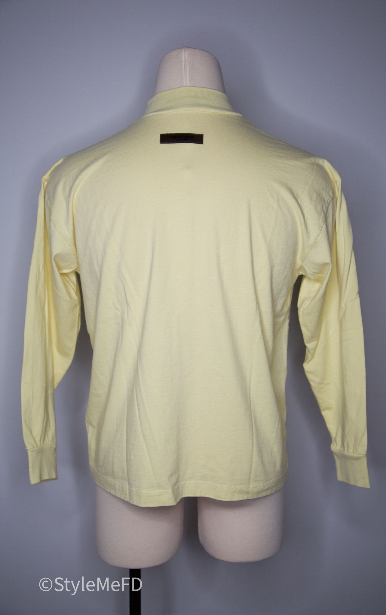 Essentials Men's ESSENTIALS by Fear of God Yellow Mock Neck Long Sleeve Size US XXS / EU 40 - 3 Thumbnail