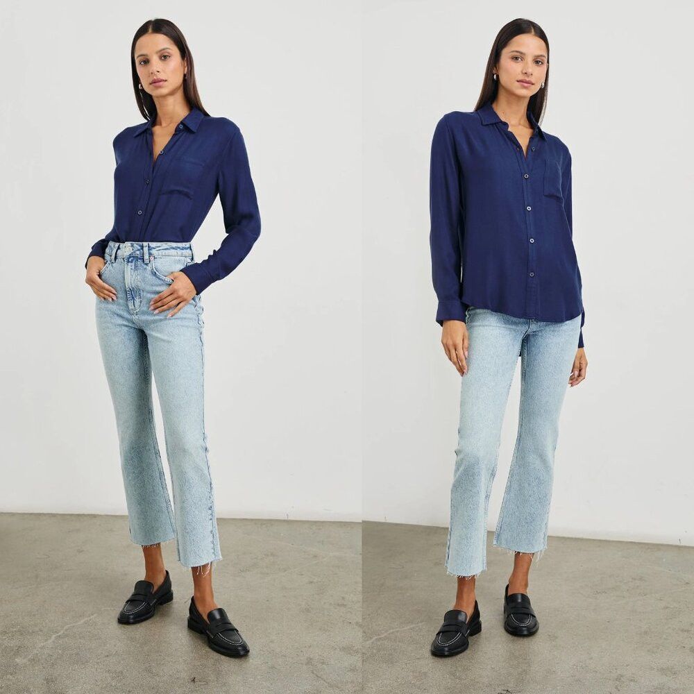 Rails Rails Sunset Crop High Rise Flare Jeans In Snowbird Size 28 Size 28" / US 6 / IT 42 - 1 Thumbnail