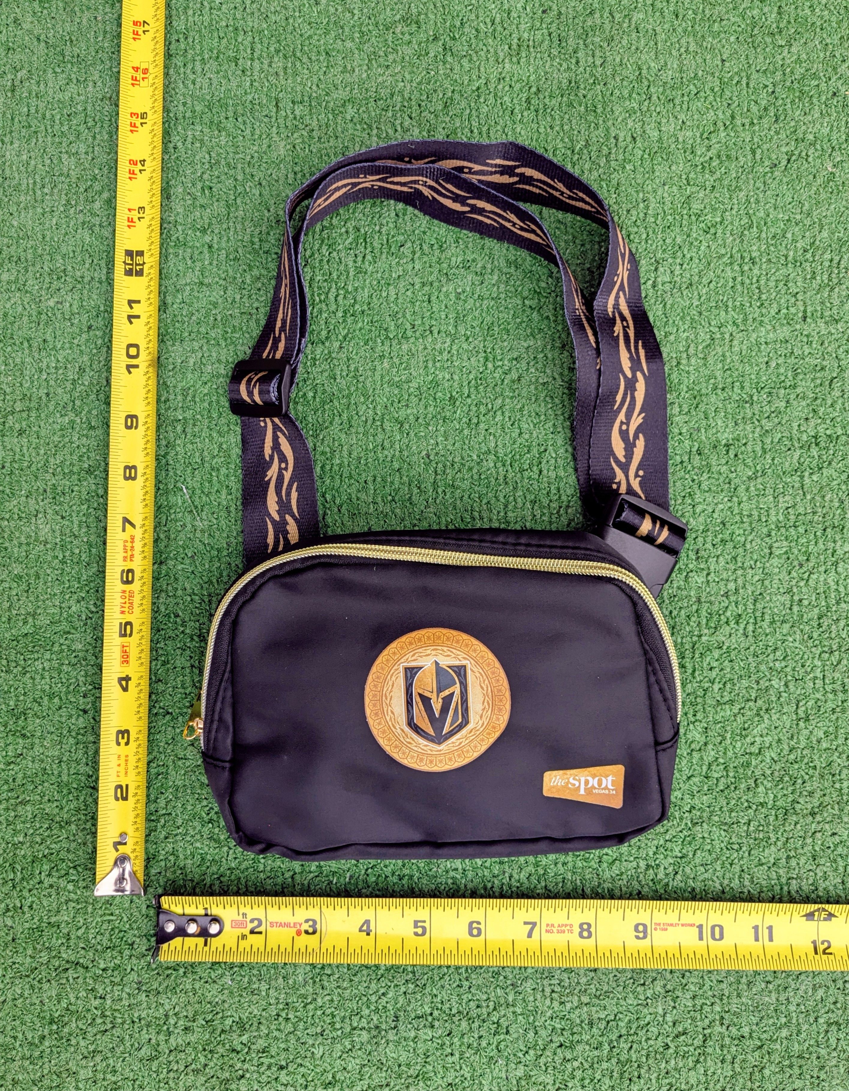 Other Vegas Golden Knights VGK Crossbody Zipper Adj Accessory Bag Size ONE SIZE - 2 Thumbnail