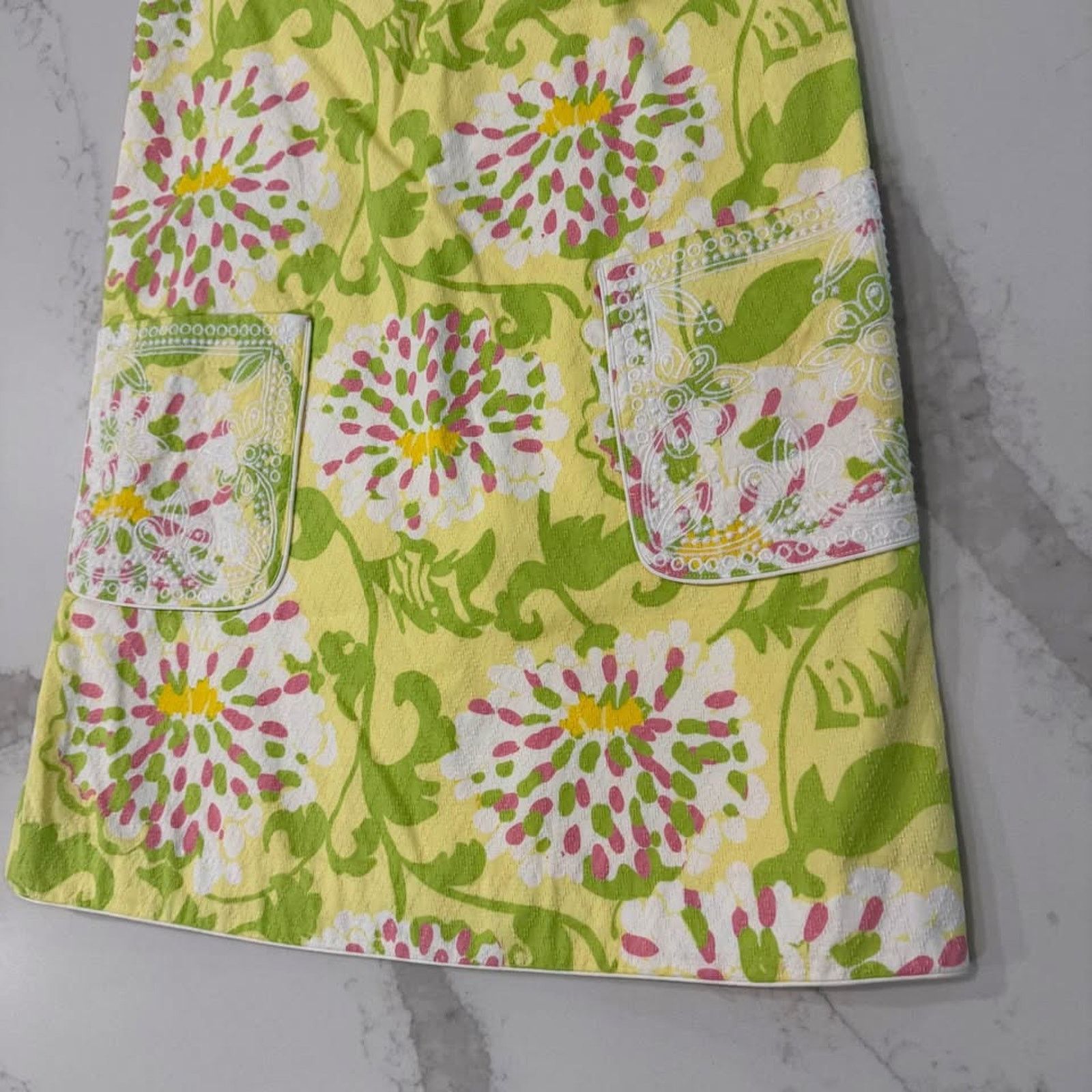 Lilly Pulitzer Lilly Pulitzer Jubilee Floral Midi Shift Dress Womens 4 Size S / US 4 / IT 40 - 2 Thumbnail