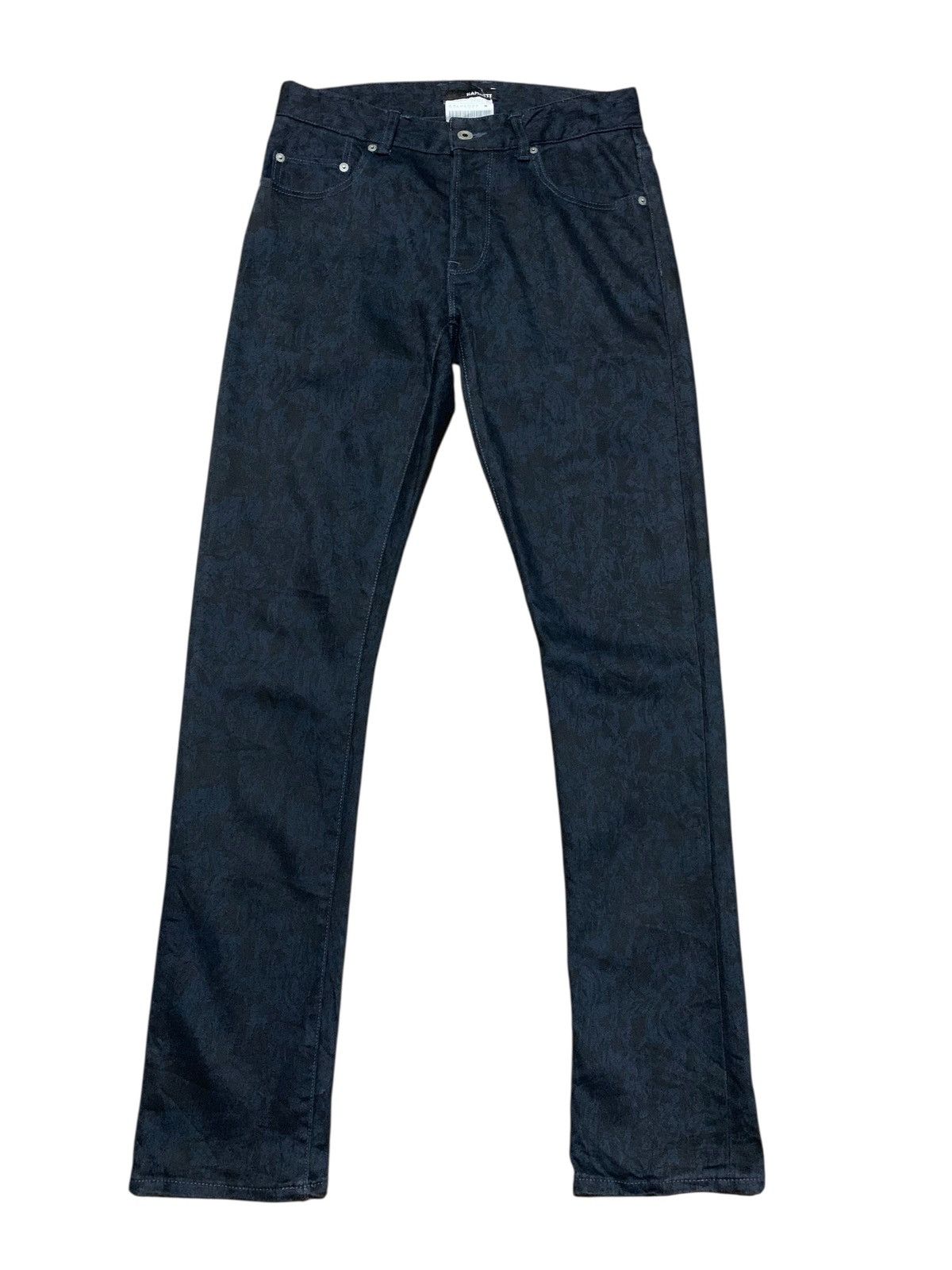 Katharine Hamnett London 1990s Hamnett abstract print skinny denim Size US 29 - 1 Thumbnail