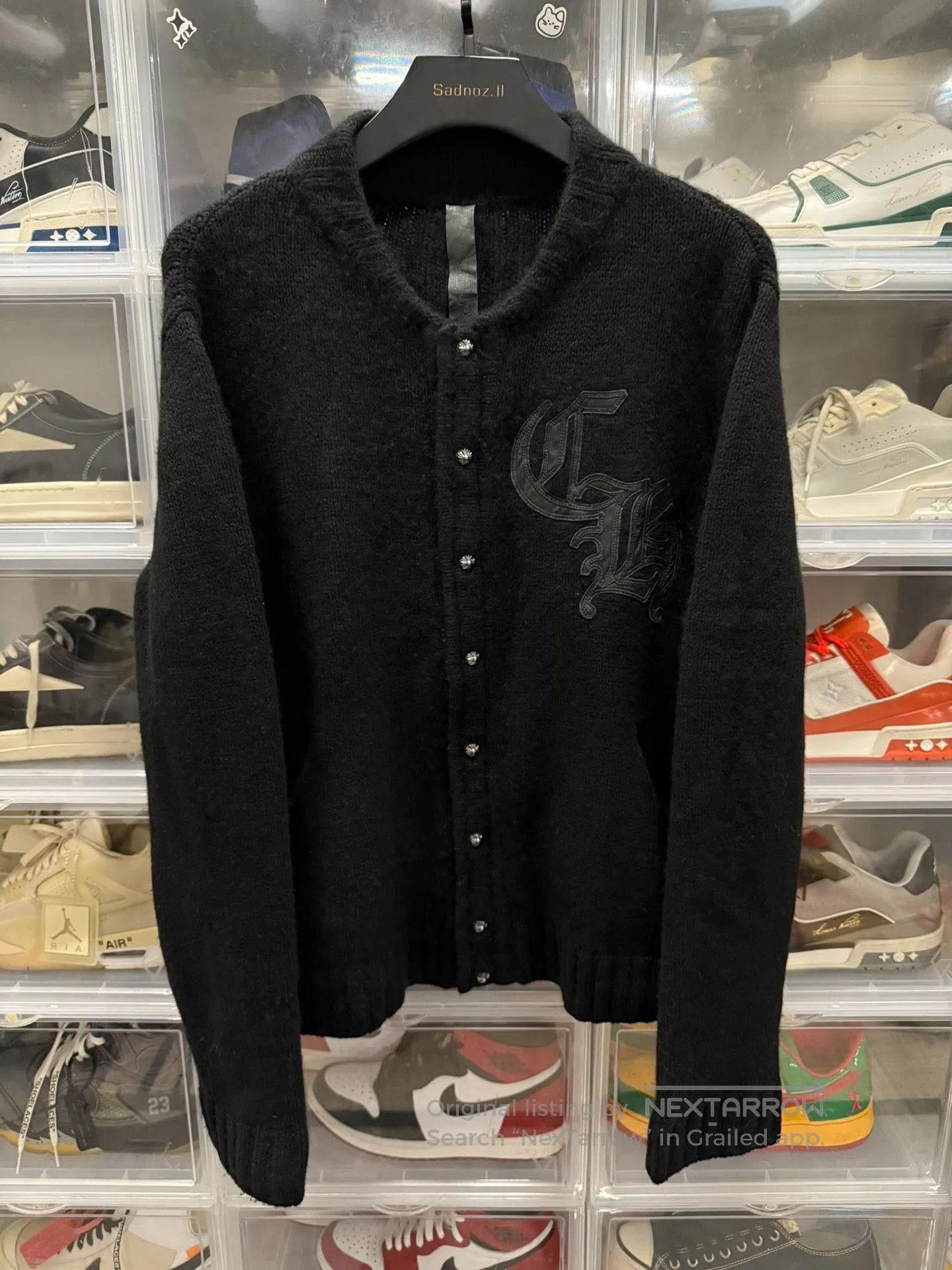 Chrome Hearts Chrome Hearts Black Cashmere Cardigan XL. Size US XL / EU 56 / 4 - 1 Thumbnail
