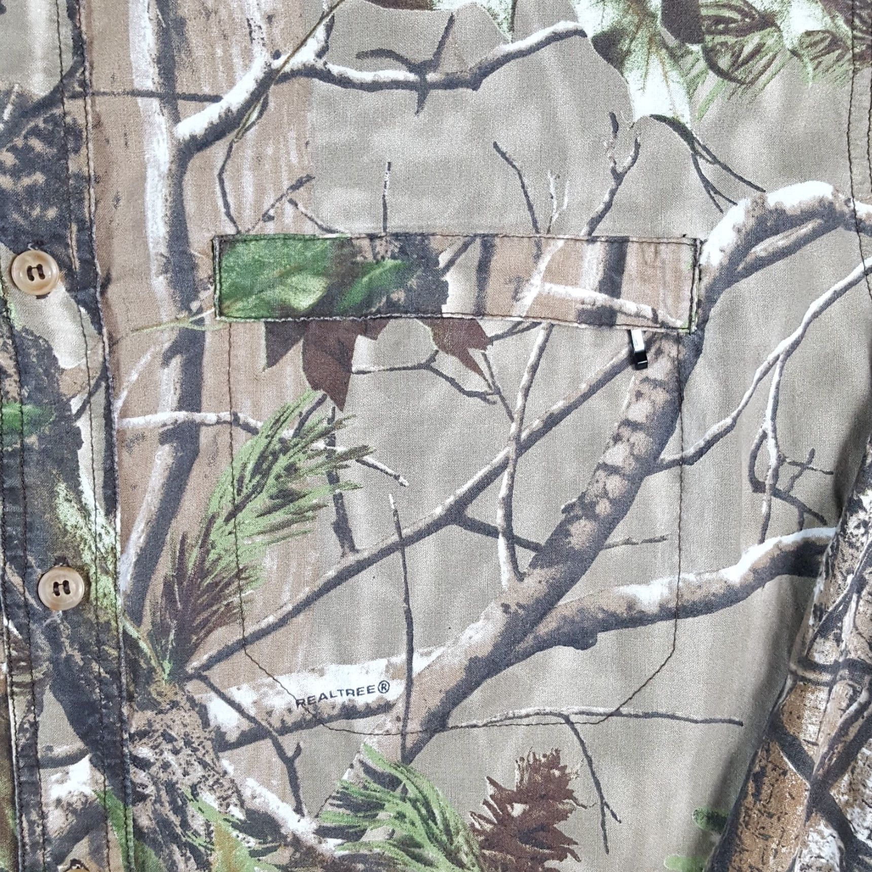 Walls Vintage Walls 90s Camo Outdoor Hunting Shirt Men Large Collared Button-Up Fall Casual Workwear Size US L / EU 52-54 / 3 - 3 Thumbnail