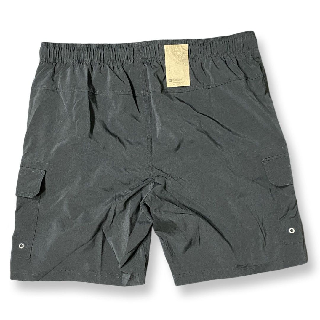 George George Men’s Black Lined Swim Trunks Size XL 40-42 Size US 40 / EU 56 - 3 Thumbnail