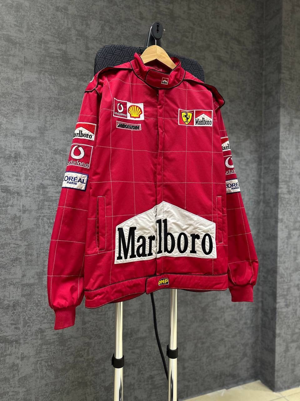 Ferrari × Vintage Vintage Ferarri Marlboro Racing Red Formula Uno Jacket Size US L / EU 52-54 / 3 - 6 Thumbnail