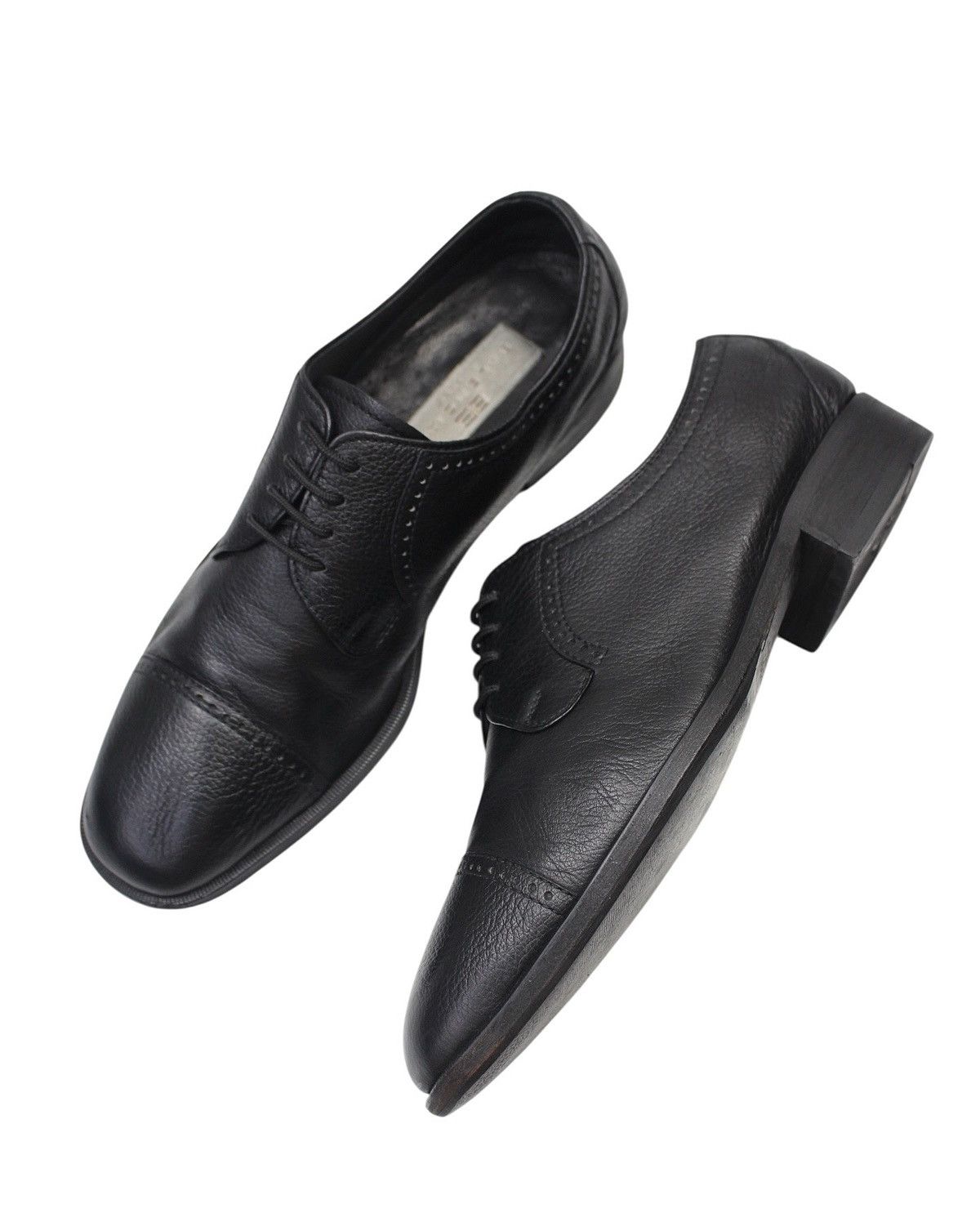Balenciaga SS2011 BALENCIAGA CLASSIC GRAIN LEATHER CAPTOE OXFORDS Size US 6 / EU 39 - 4 Thumbnail
