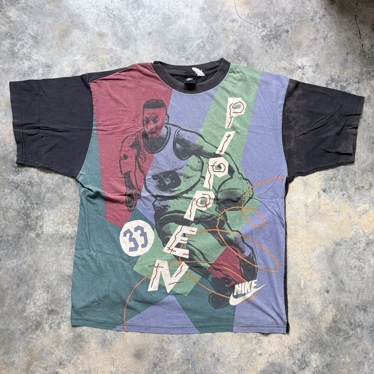 Nike Vintage 90s hoop heroes scottie pippen tee Size US XL / EU 56 / 4 - 1 Thumbnail
