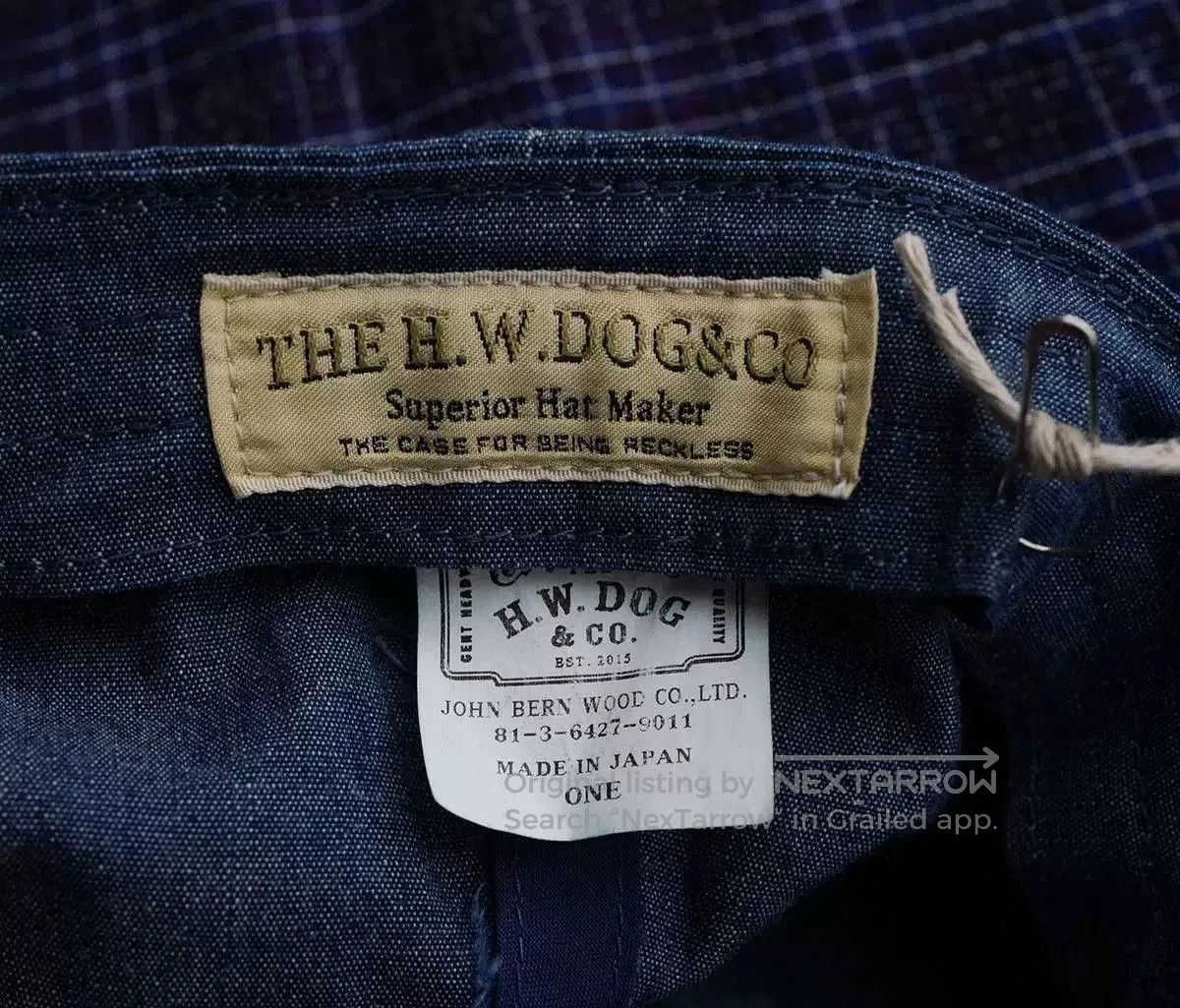 THE H.W.DOG&CO. h.w.dog & co wash denim union cap. Size ONE SIZE - 5 Thumbnail