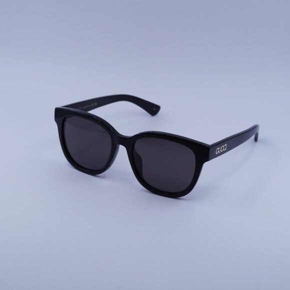 Gucci GG1797SK 001 Sunglasses Black Square Frame Grey
