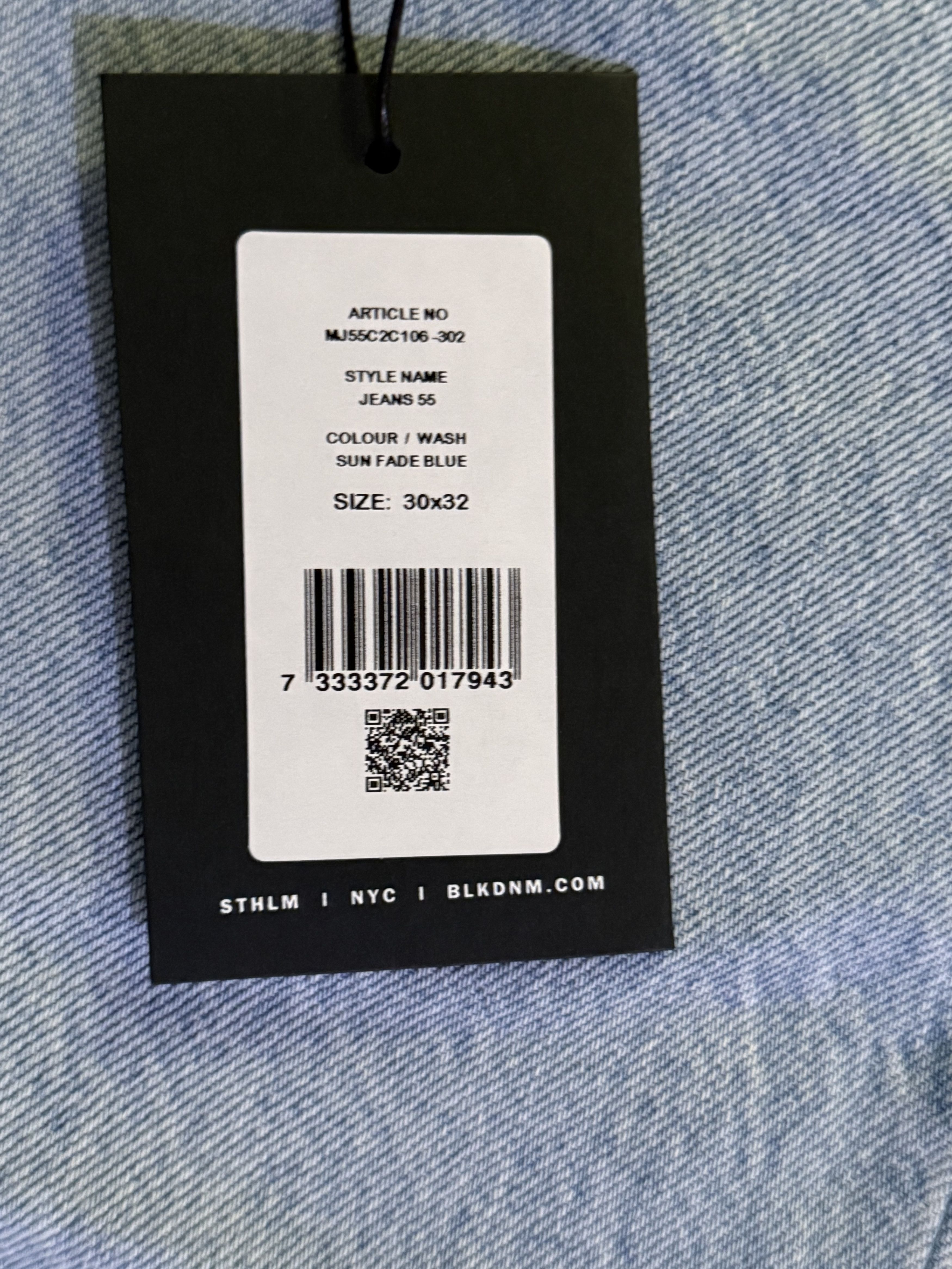 Blk Dnm BLK DNM NYC 'SUNFADE BLUE' JEANS 30X32 Size US 30 / EU 46 - 3 Thumbnail