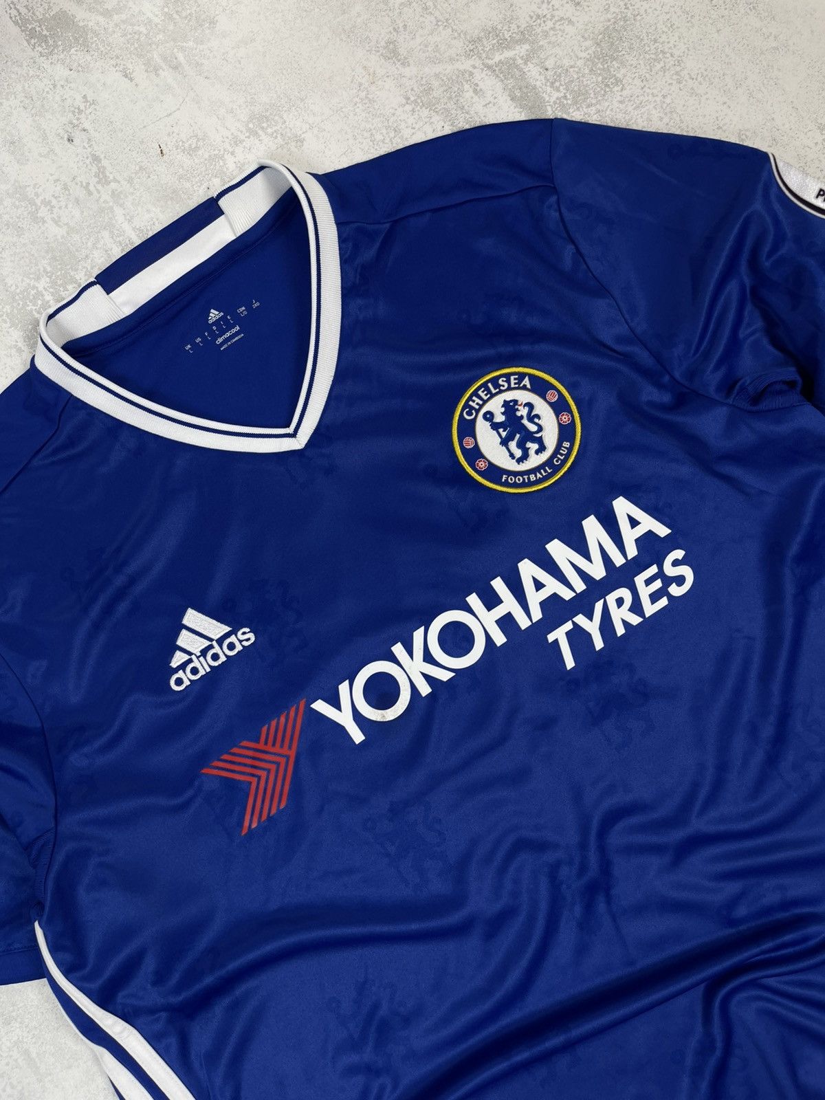 Adidas 2016/17 Chelsea Home Jersey Diego Costa #19 Climacool Tech Size US L / EU 52-54 / 3 - 4 Thumbnail