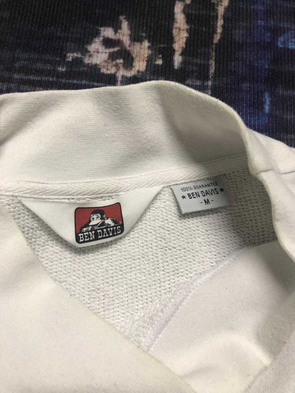 Ben Davis Ben Davis Center Spell Out White Sweatshirt Oversized Style Size US M / EU 48-50 / 2 - 5 Thumbnail