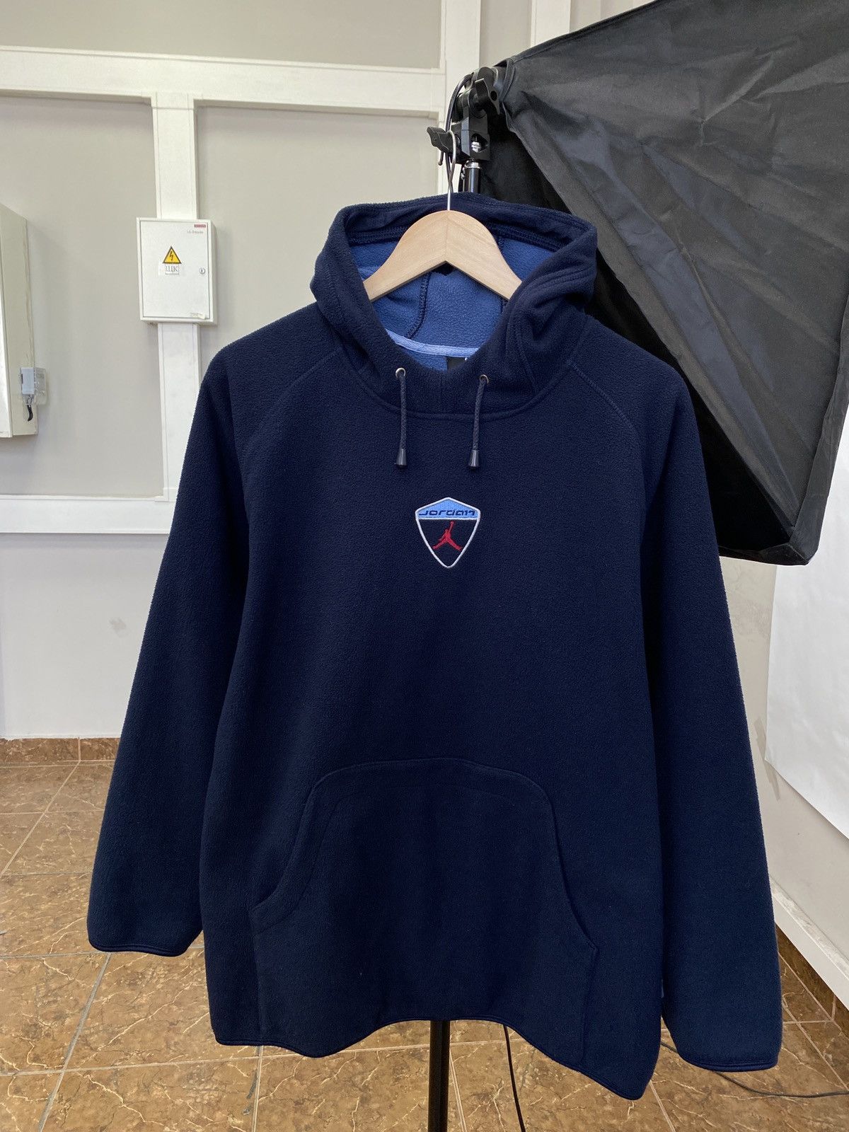 🇺🇸 Vintage 90s Jordan Fleece Hoodie Rare Retro USA Hype Y2K