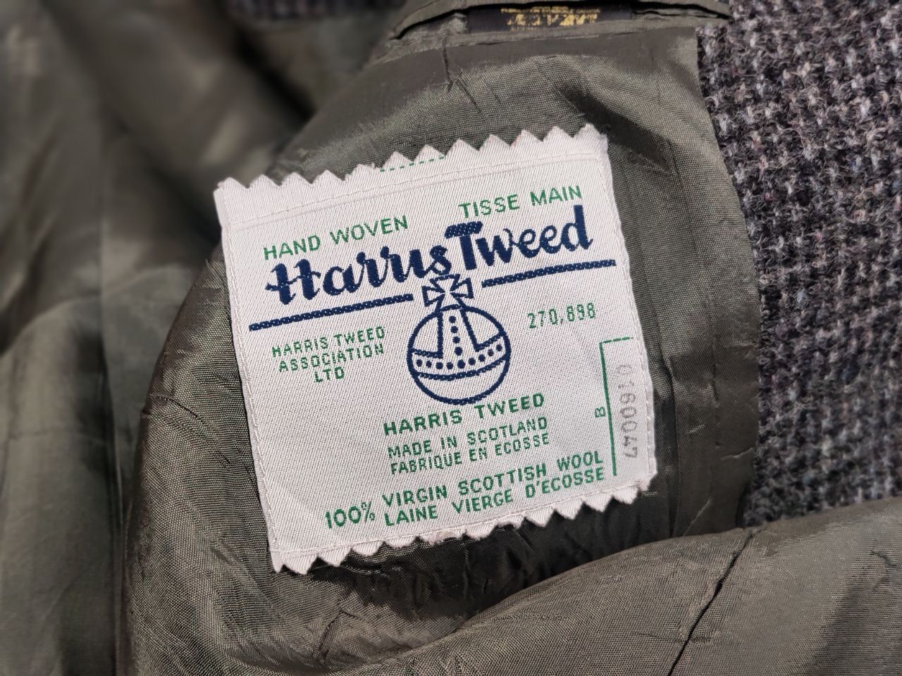 Designer × Harris Tweed × Vintage Vintage 90's Harris Tweed Court short Wool Blazer Jacket Size US S / EU 44-46 / 1 - 15 Thumbnail