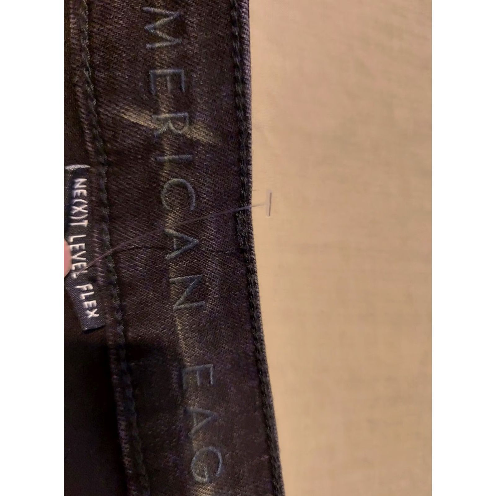 American Eagle Outfitters VINTAGE American Eagle Outfitters Jeans 32x34 Black Denim Pants Slim Straight Stretch Mens Jeans 32 34 Black Size US 32 / EU 48 - 6 Thumbnail
