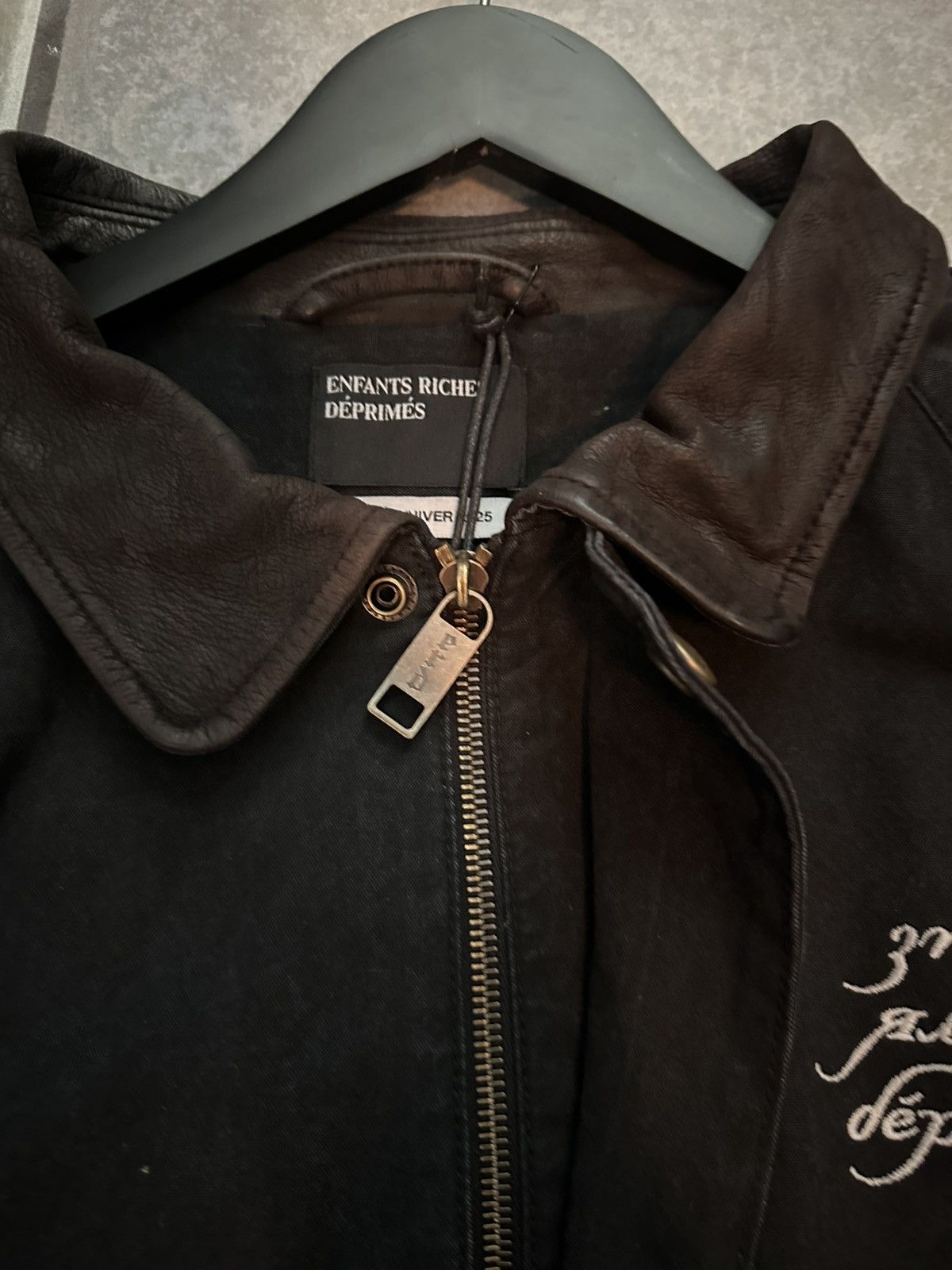 Enfants Riches Deprimes Enfants Riches Déprimés Black CONSTRUCTIVIST HUNTING JACKET Size US L / EU 52-54 / 3 - 9 Thumbnail