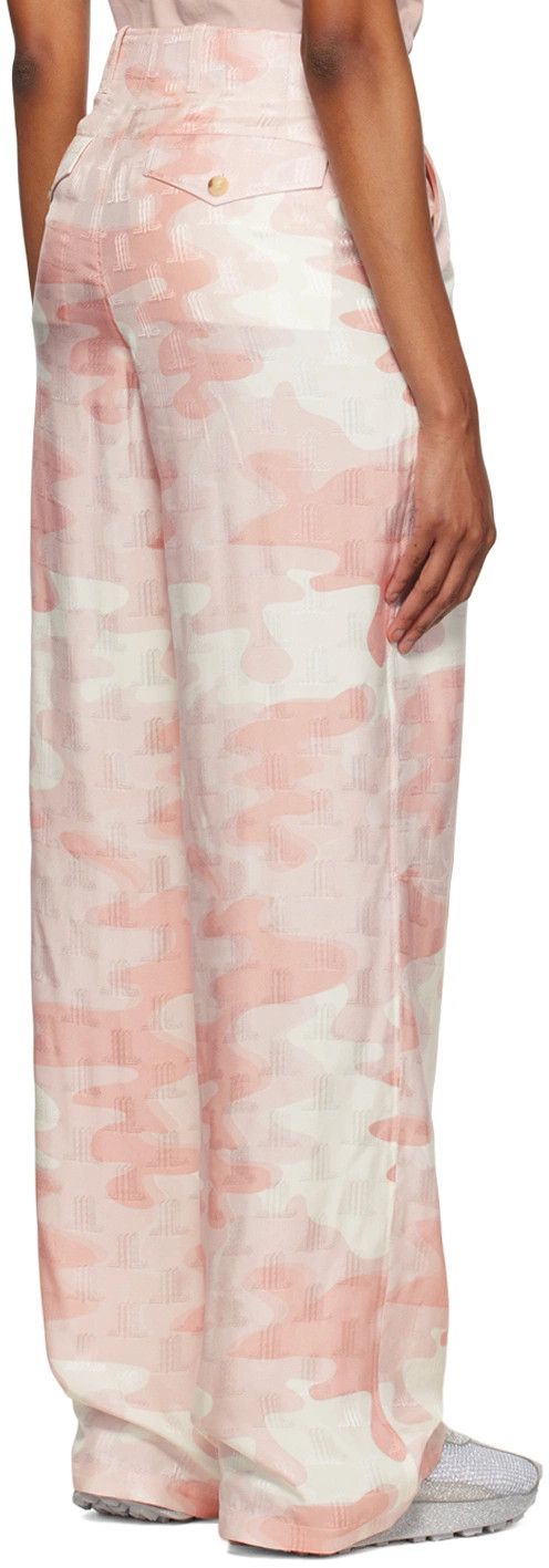 Lanvin o1y0326 Casual Pant in Light Pink/White Size 27" / US 4 / IT 40 - 3 Thumbnail