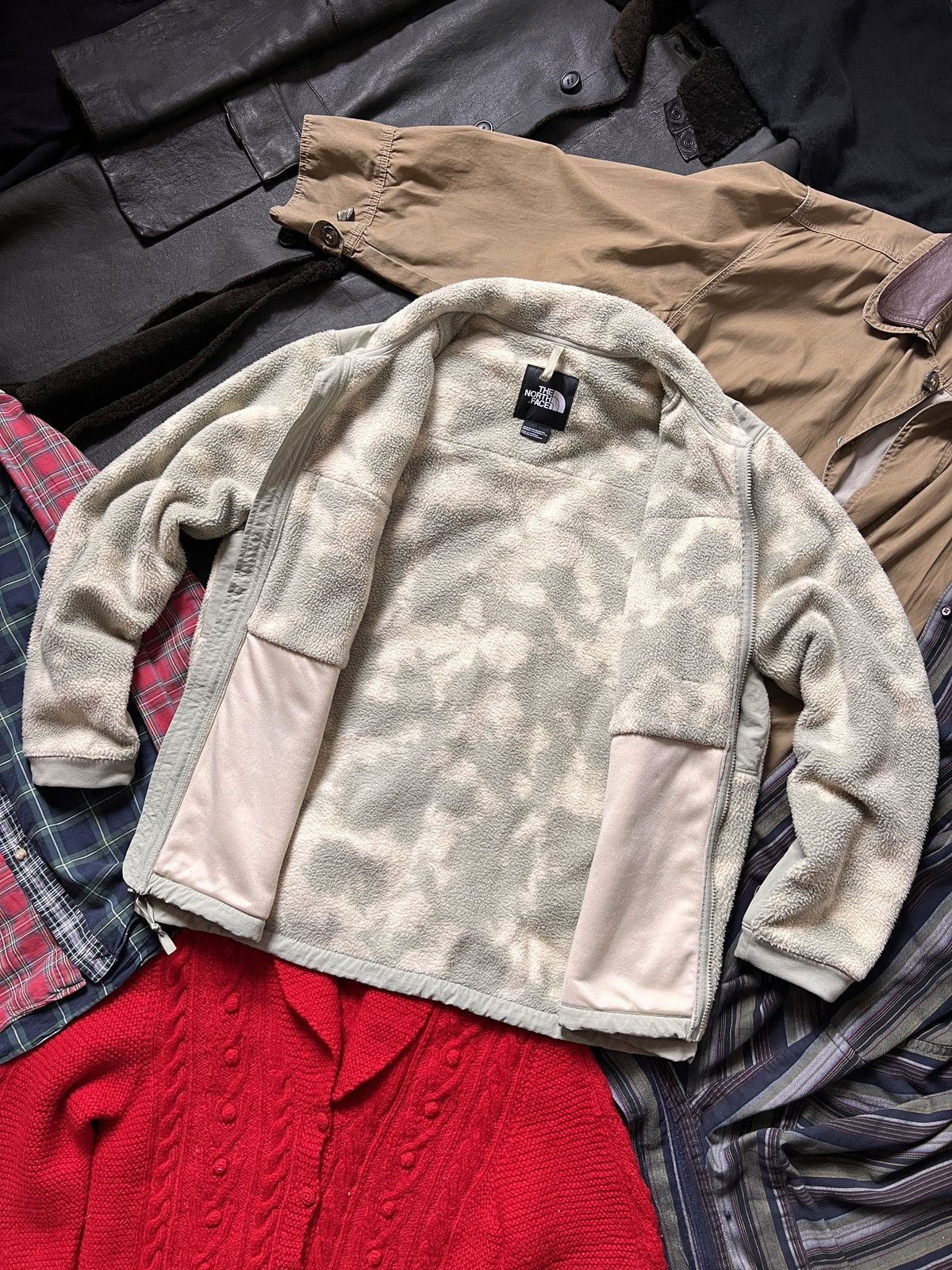 The North Face The North Face Denali 2 Gravel Retro Dye Print Fleece Jacket Size XL / US 12-14 / IT 48-50 - 6 Thumbnail