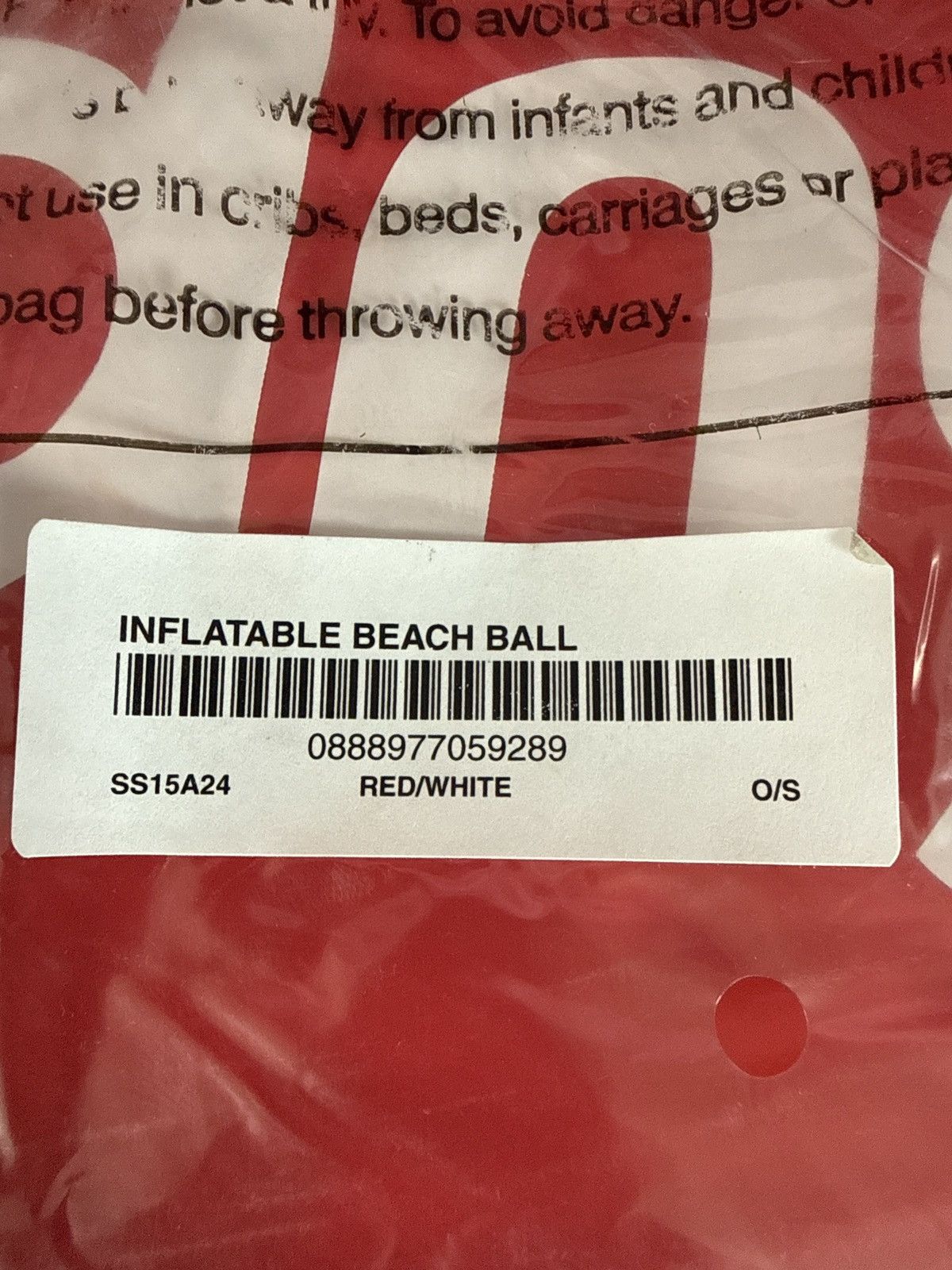 Supreme Supreme Inflatable Beach Ball Size ONE SIZE - 4 Thumbnail