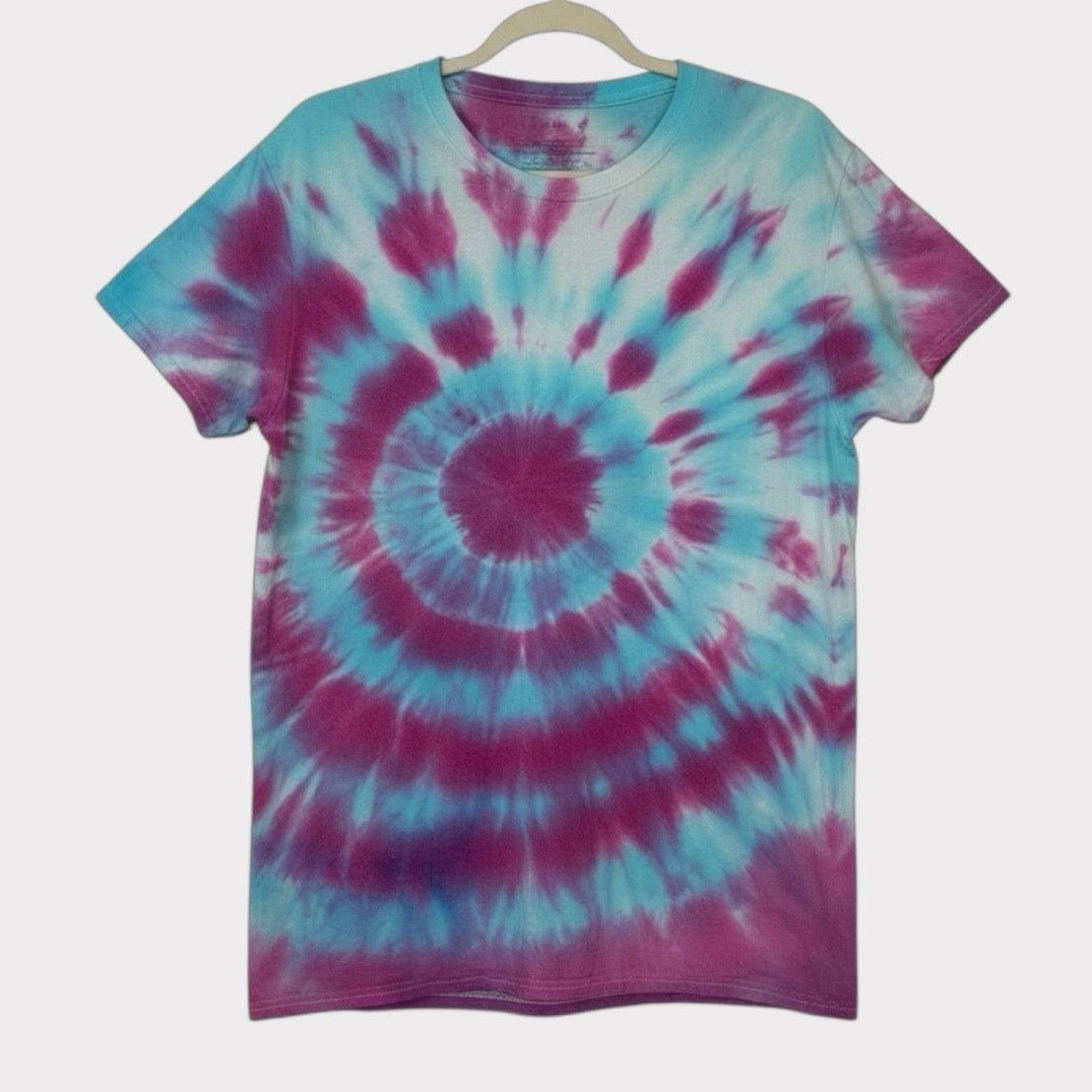 Fruit Of The Loom Fruit of the Loom Breathable Blue & Pink Tie Dye Tee Size M / US 6-8 / IT 42-44 - 1 Thumbnail