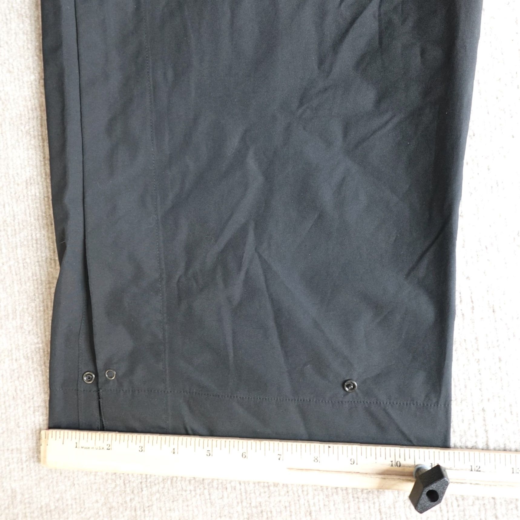 Vintage VINTAGE Zero Restriction Pants XL Black Convertible Stretch Waist Side Zip Gore Tex Size US 36 / EU 52 - 6 Thumbnail