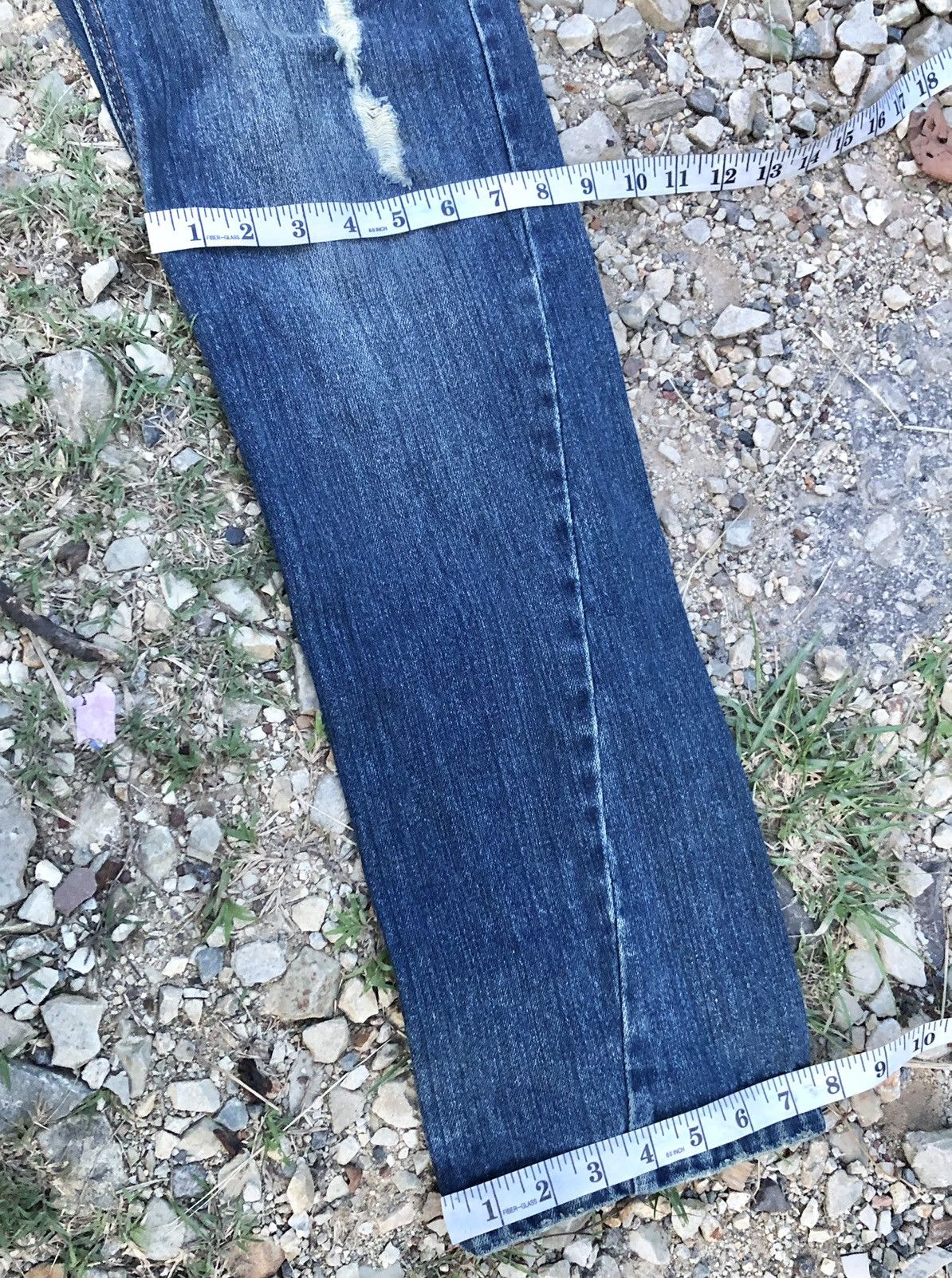Japanese Brand TWIST ANTFUL JEANS WASHED BLUE DENIM Size US 31 - 9 Thumbnail
