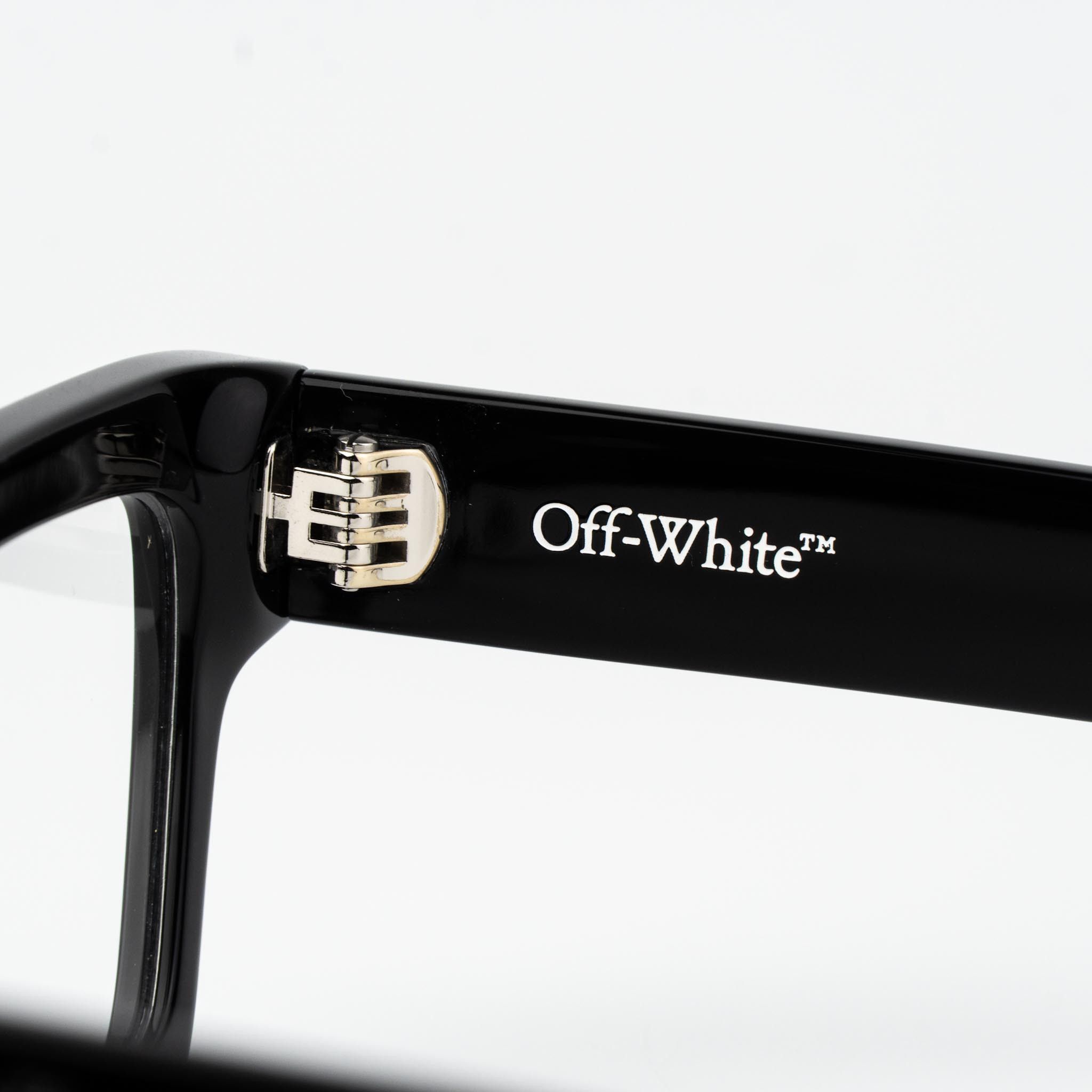Off-White Off-White STYLE 77 Men Eyeglasses OERJ077 1000 NEW AUTHENTIC Size ONE SIZE - 9 Thumbnail