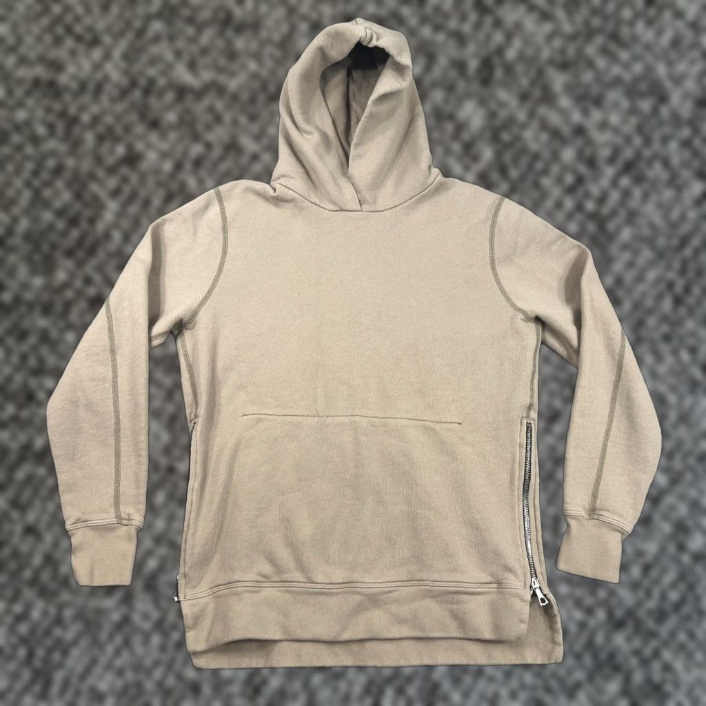 John Elliott John Elliott Hoodie M Beige Long Sleeve Zip Crew Neck Slim Fit Sports Streetwear Mens Size US M / EU 48-50 / 2 - 1 Thumbnail