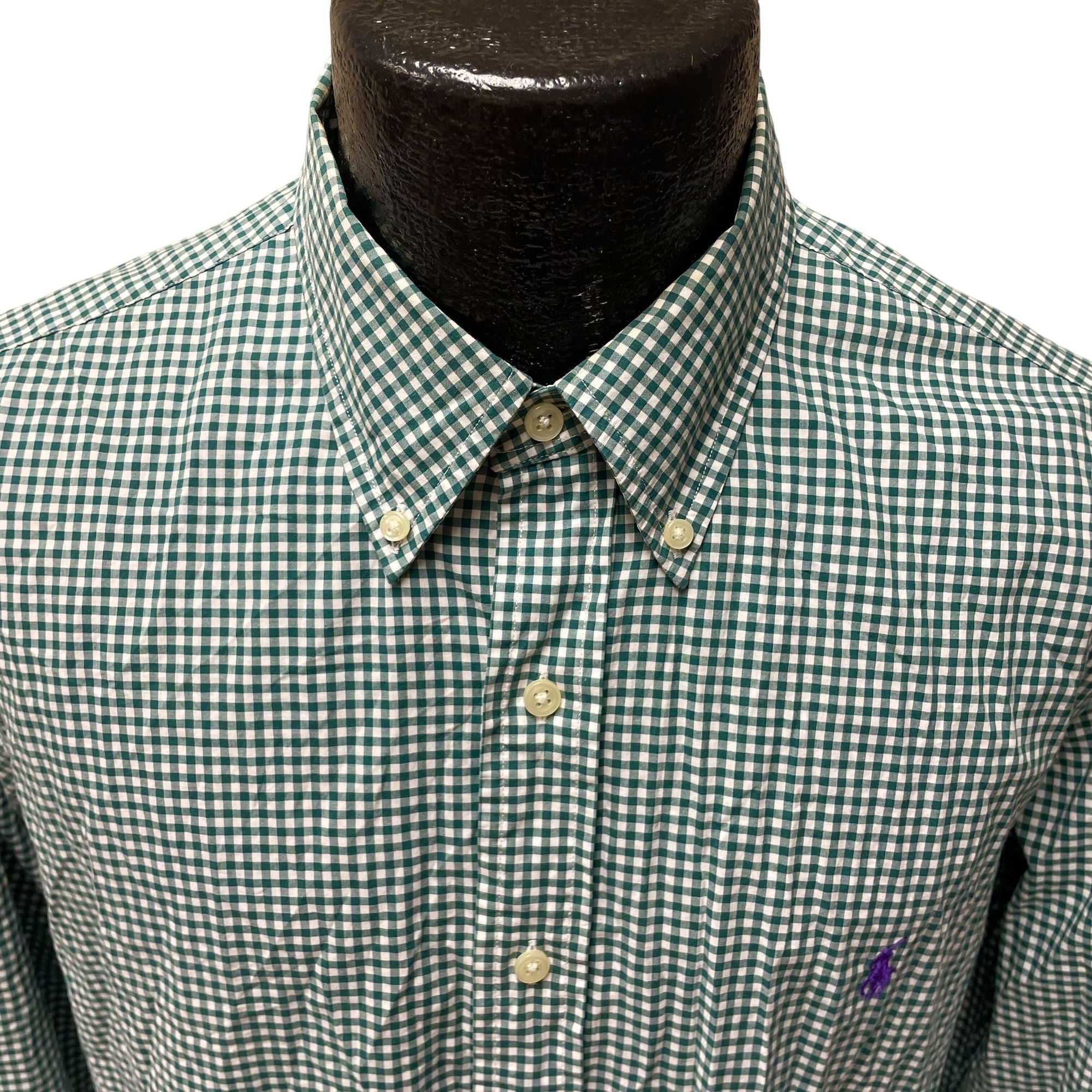 Ralph Lauren Ralph Lauren CHECK Stretch POLO LOGO PONY Casual Shirt Size US L / EU 52-54 / 3 - 4 Thumbnail