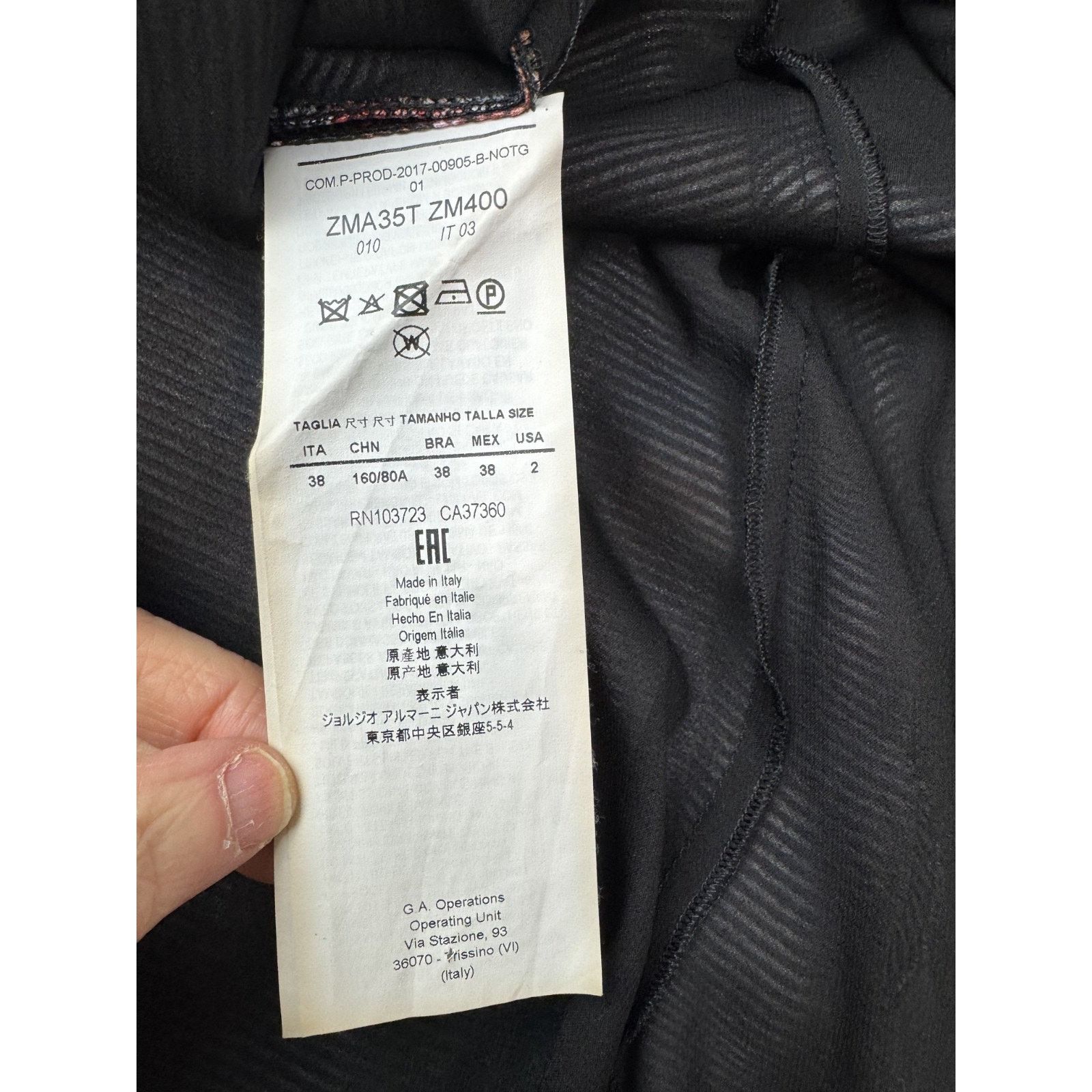 Armani Collezioni NWT $1195 Armani Collezioni Fit & Flare Dress Colorful US 2 Size XS / US 0-2 / IT 36-38 - 11 Thumbnail