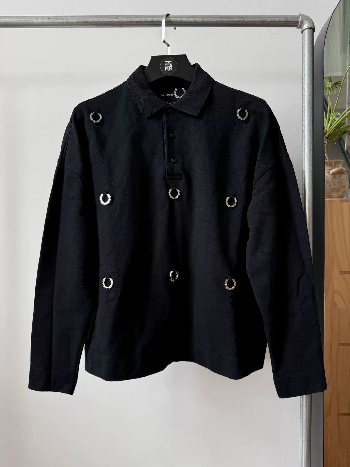 Raf Simons RAF SIMONS Fred Perry Collaboration Sweatshirt Size US S / EU 44-46 / 1 - 1 Thumbnail
