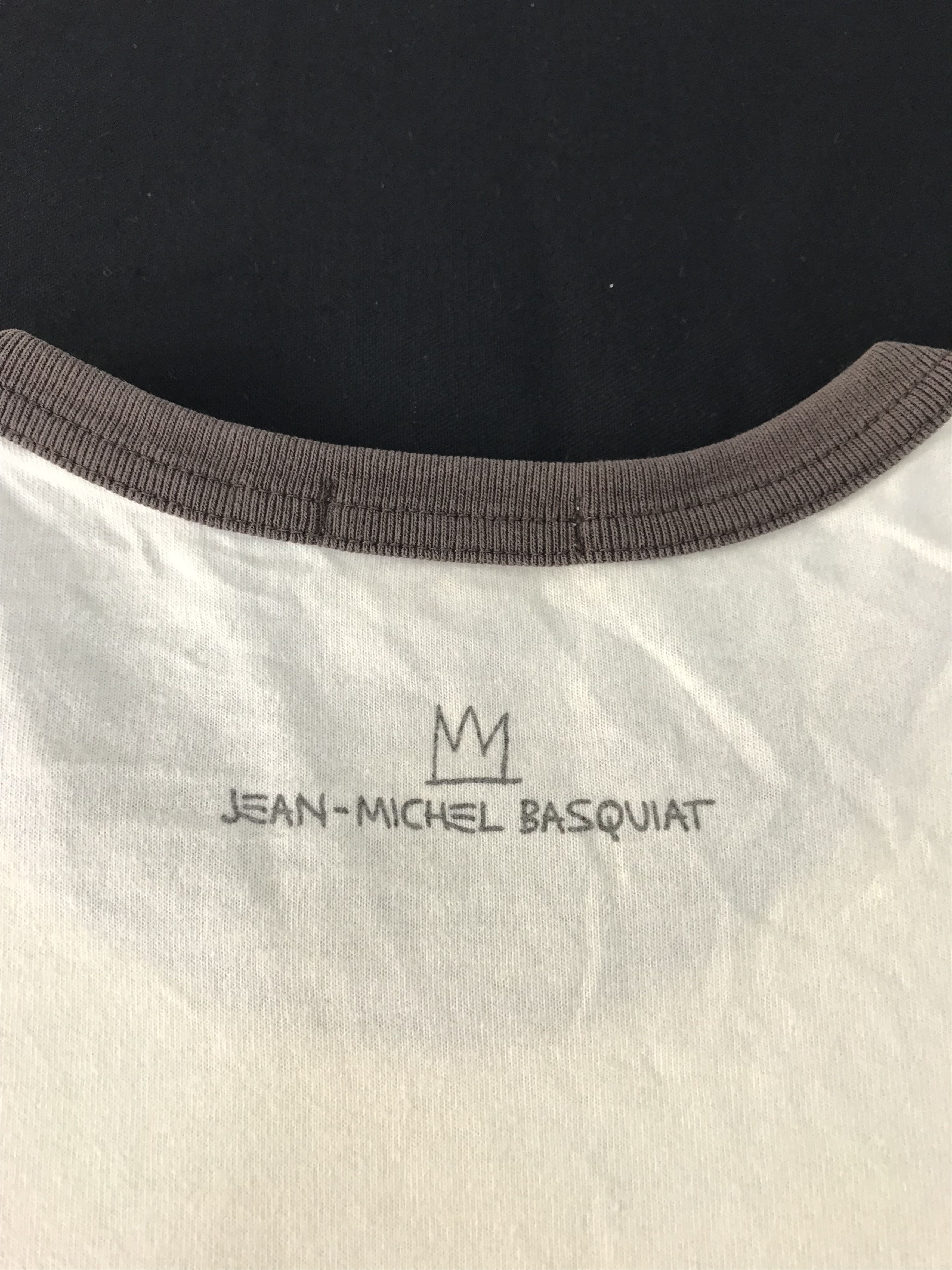 Jean-Michel Basquiat Jean Michel Basquiat Ringer Dancing Bear Printed Tee T-shirt Size US S / EU 44-46 / 1 - 8 Thumbnail