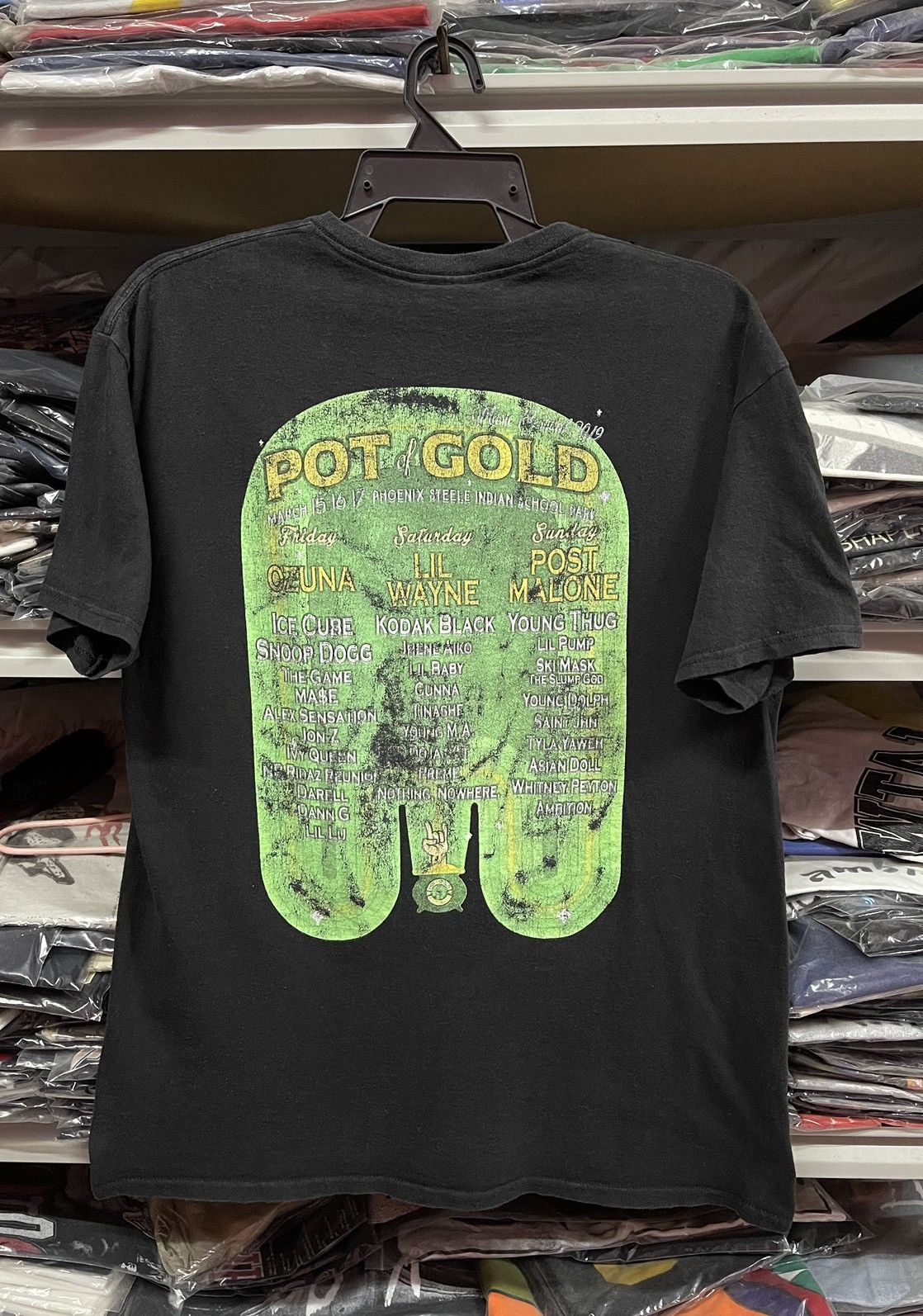 Band Tees Pot Of Gold 2019 Music Festival🔥🔥🔥 Size US L / EU 52-54 / 3 - 9 Thumbnail