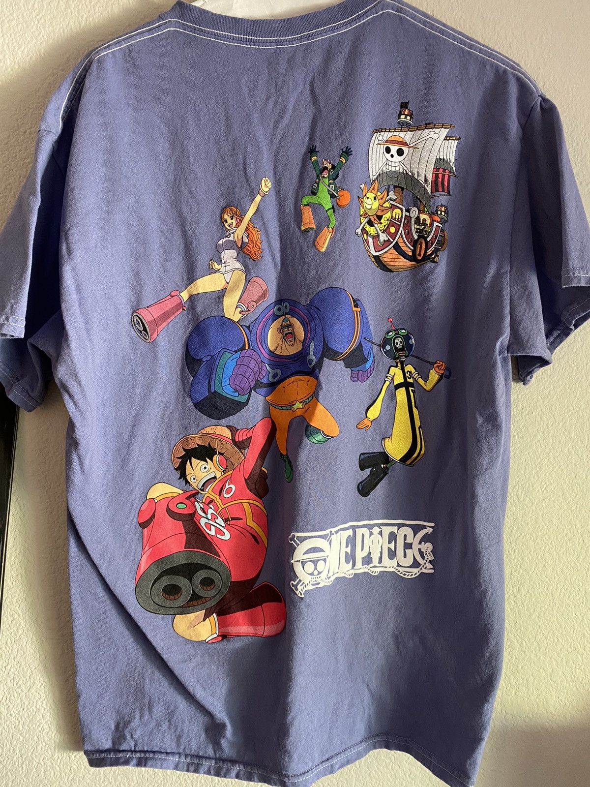 Anime Vintage One piece shirt anime graphics puff print Size US L / EU 52-54 / 3 - 3 Thumbnail