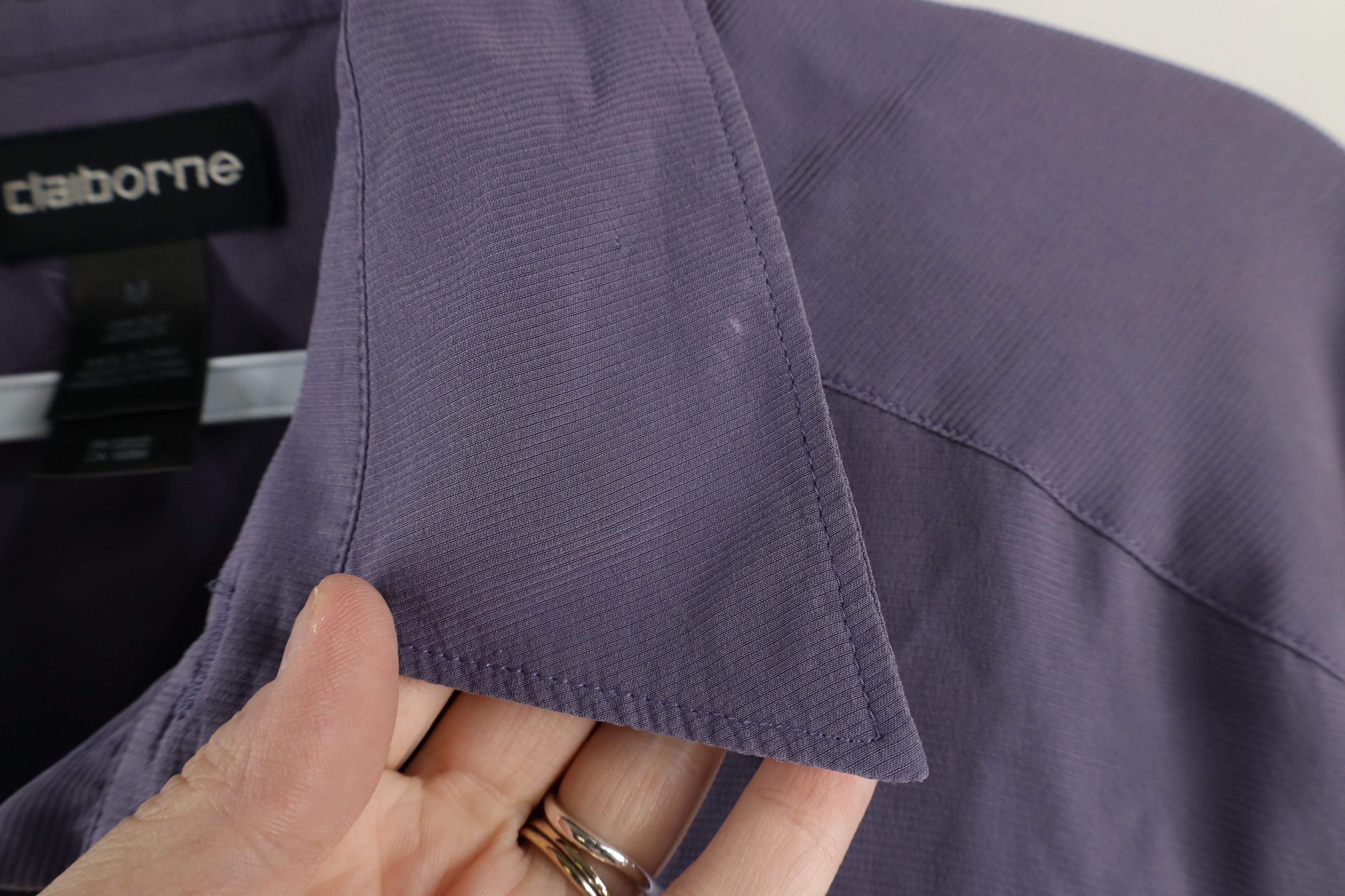 Vintage Vintage 90s Streetwear Silk Short Sleeve Button Shirt Purple Size US M / EU 48-50 / 2 - 5 Thumbnail