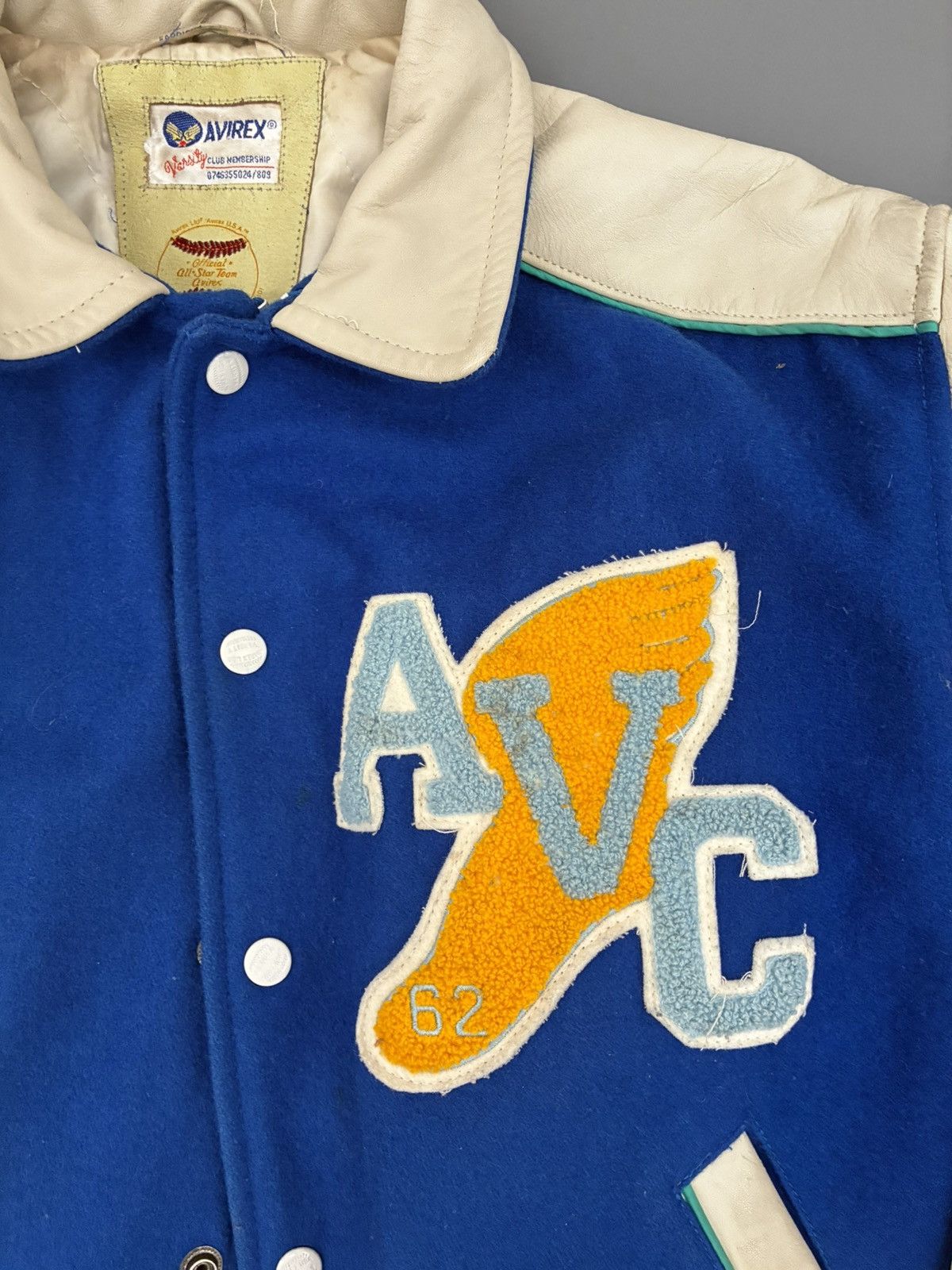 Avirex Vintage Avirex USA World Famous Eagle Leather Varsity Jacket Size US L / EU 52-54 / 3 - 4 Thumbnail