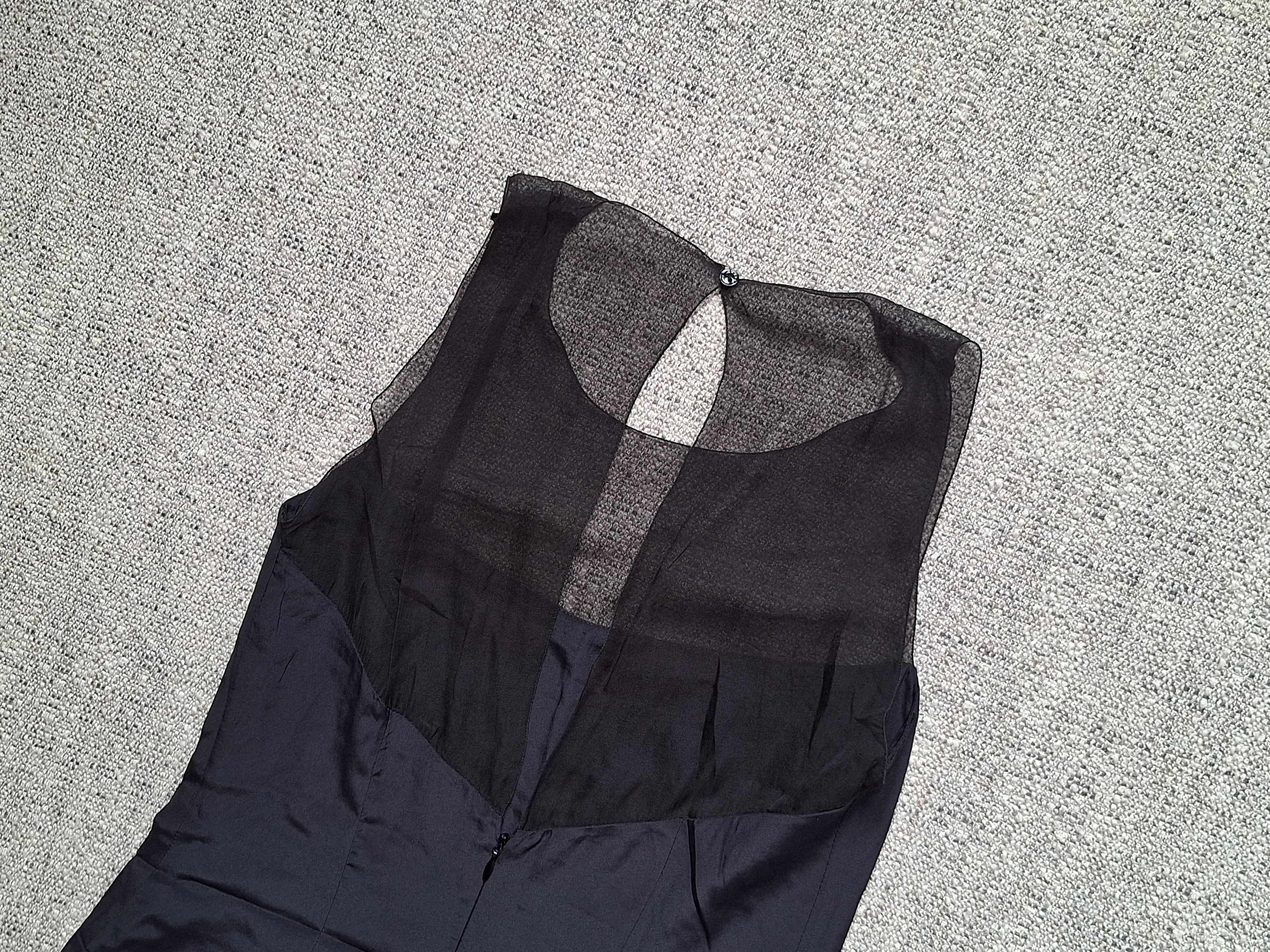 Chanel CHANEL / 03P 2003 Spring Silk Chiffon Black Skirt Size XS / US 0-2 / IT 36-38 - 12 Thumbnail