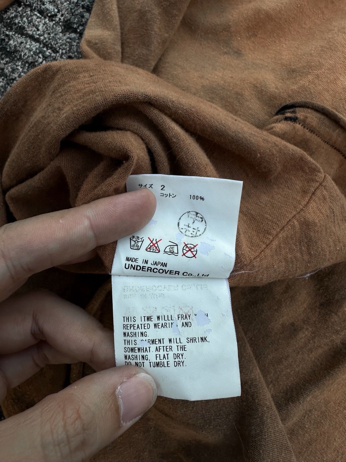 Undercover Undercover FW03 Acid Washed Long Tee Size US M / EU 48-50 / 2 - 11 Thumbnail