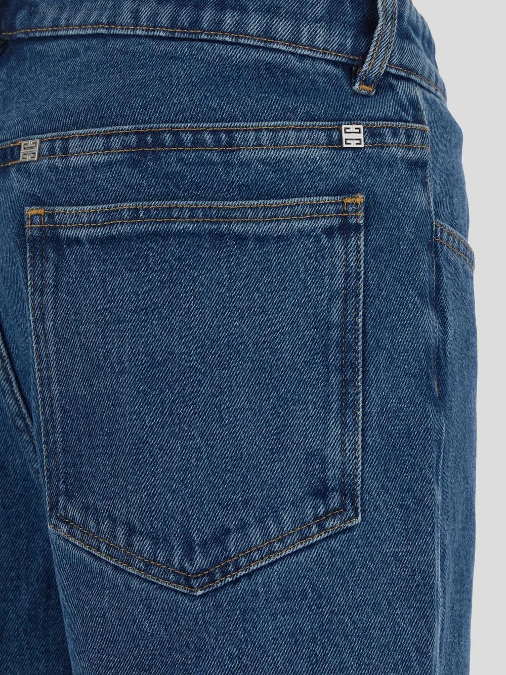 Givenchy o1w1db10525 Slim Fit 5 Pocket Trousers in Blue Size US 32 / EU 48 - 3 Thumbnail