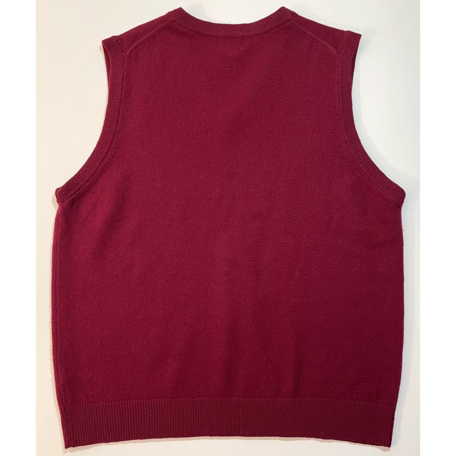 Vintage VINTAGE LL Bean Wool Sweater Vest Classic Red Outdoor Hiking Sz L Mens Size US L / EU 52-54 / 3 - 4 Thumbnail
