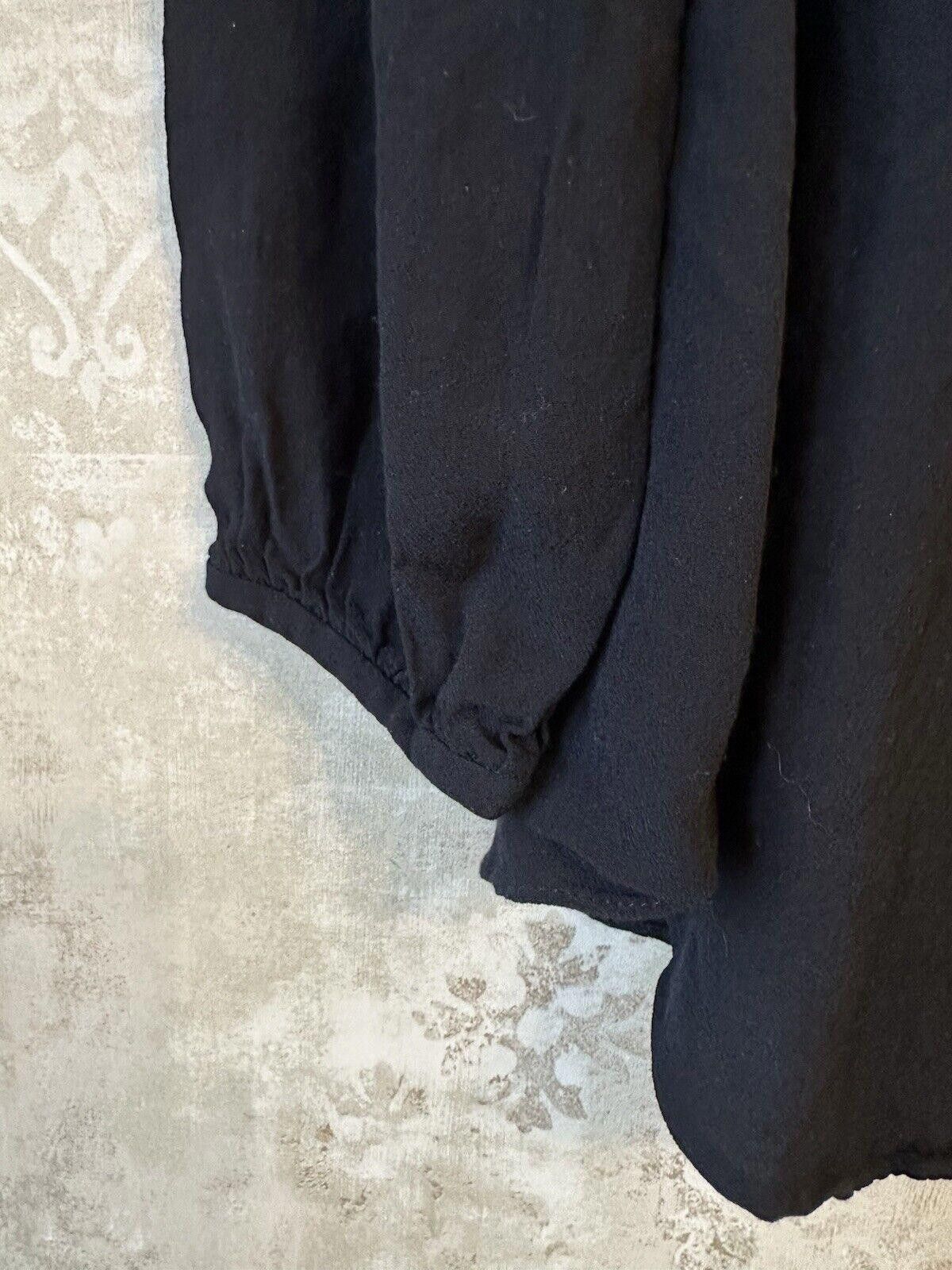 Designer Seraphine Black Maternity Blouse Long Sleeve Medium Size M / US 6-8 / IT 42-44 - 7 Thumbnail