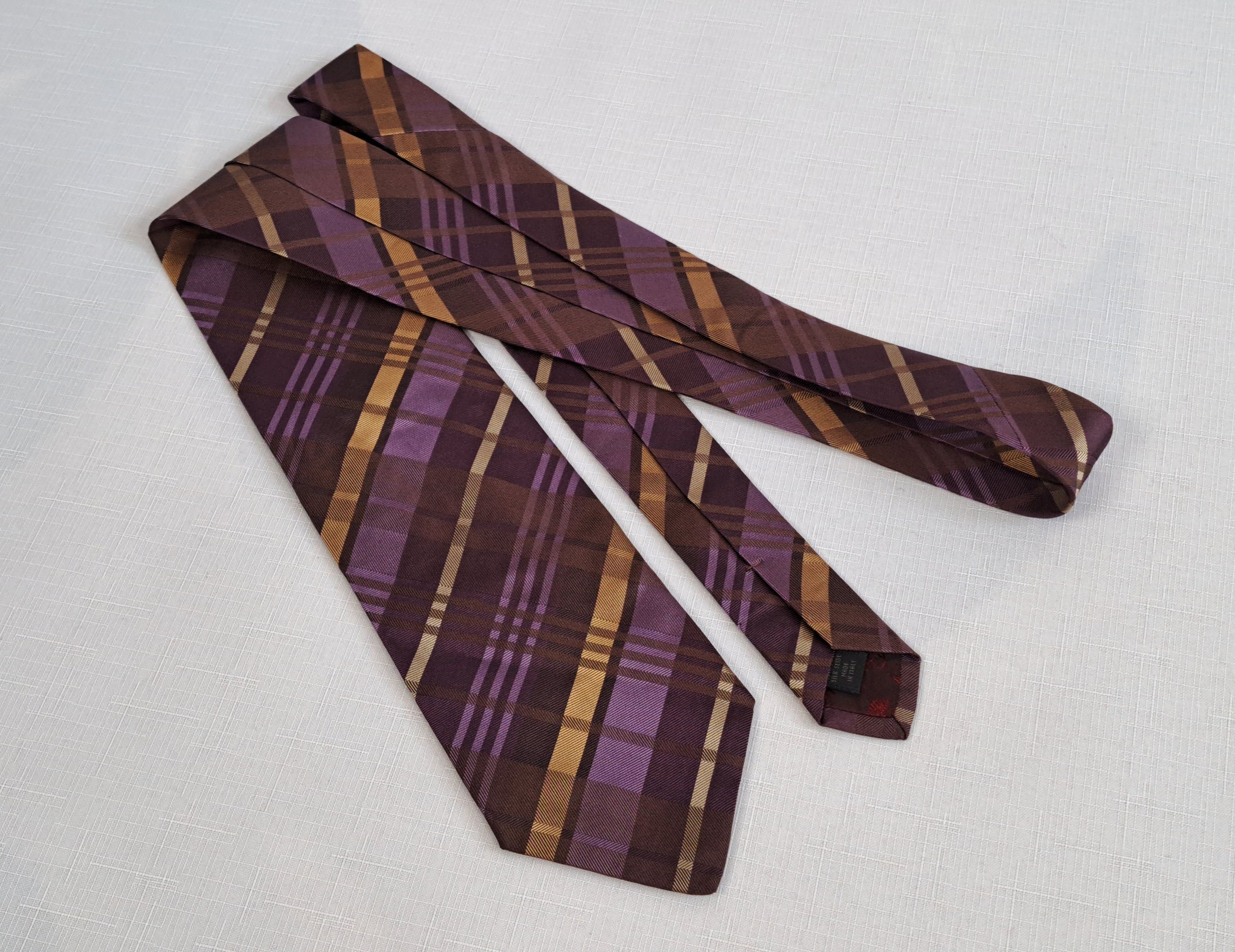 Mulberry × Vintage Mulberry vintage silk tie. Size ONE SIZE - 3 Thumbnail