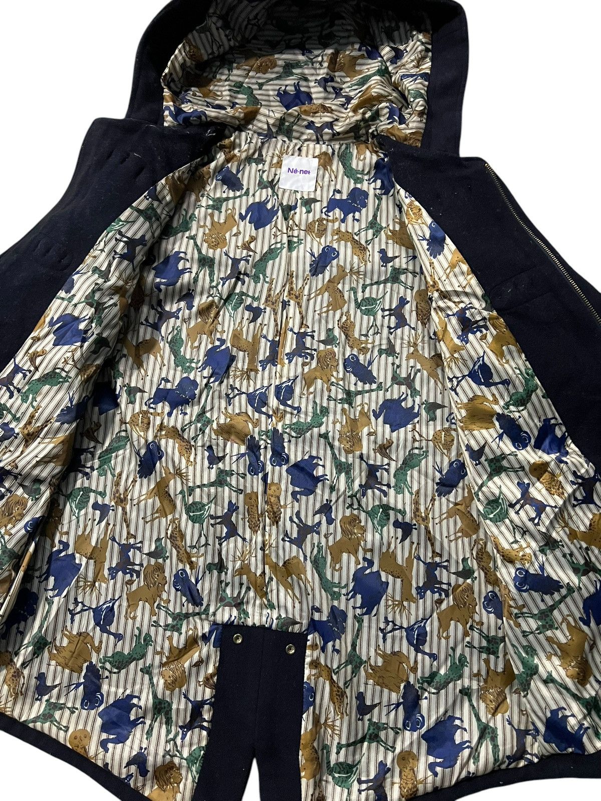 Issey Miyake × Ne-Net × Pleats Please Issey Miyake VINTAGE NE-NET BY ISSEY MIYAKE WOOL DUFFLE JACKET Size US M / EU 48-50 / 2 - 8 Thumbnail